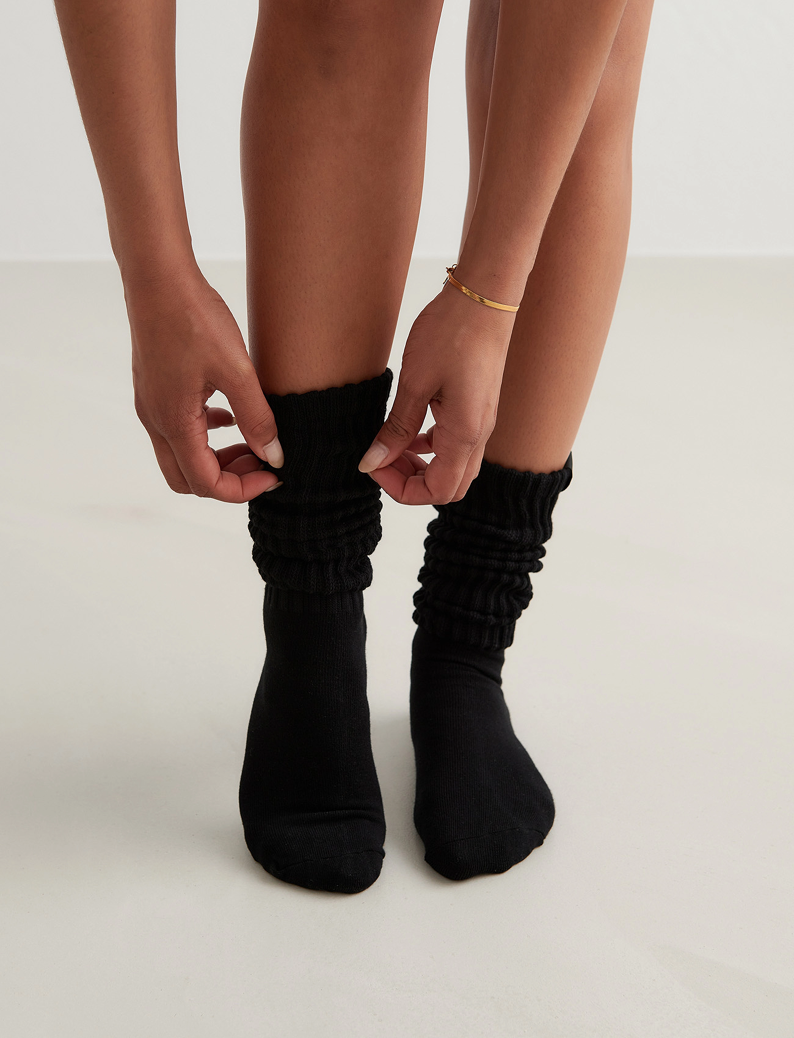 aim´n - Slouch Socks - underwear & socks - black - 3