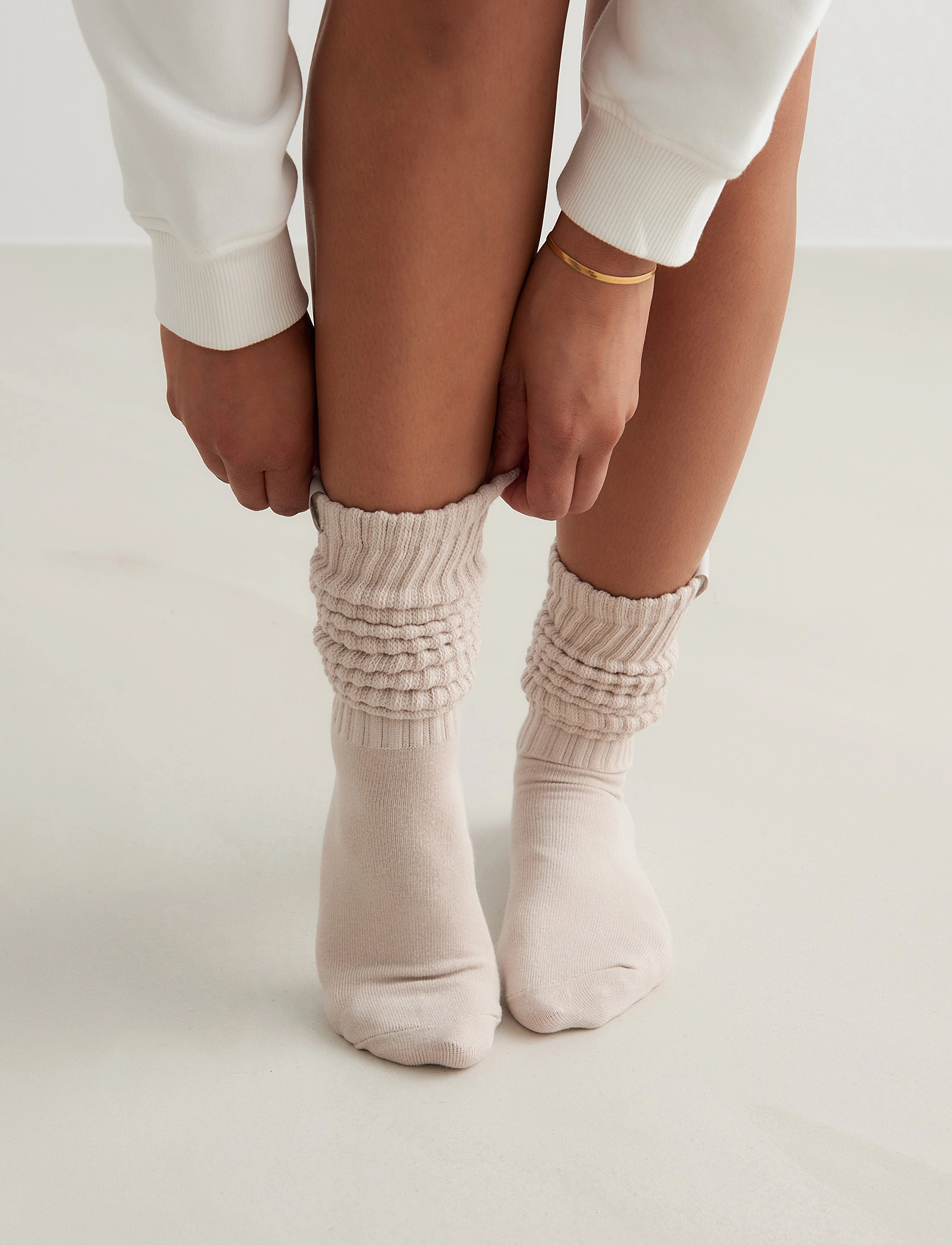 aim´n - Slouch Socks - underwear & socks - clay - 5