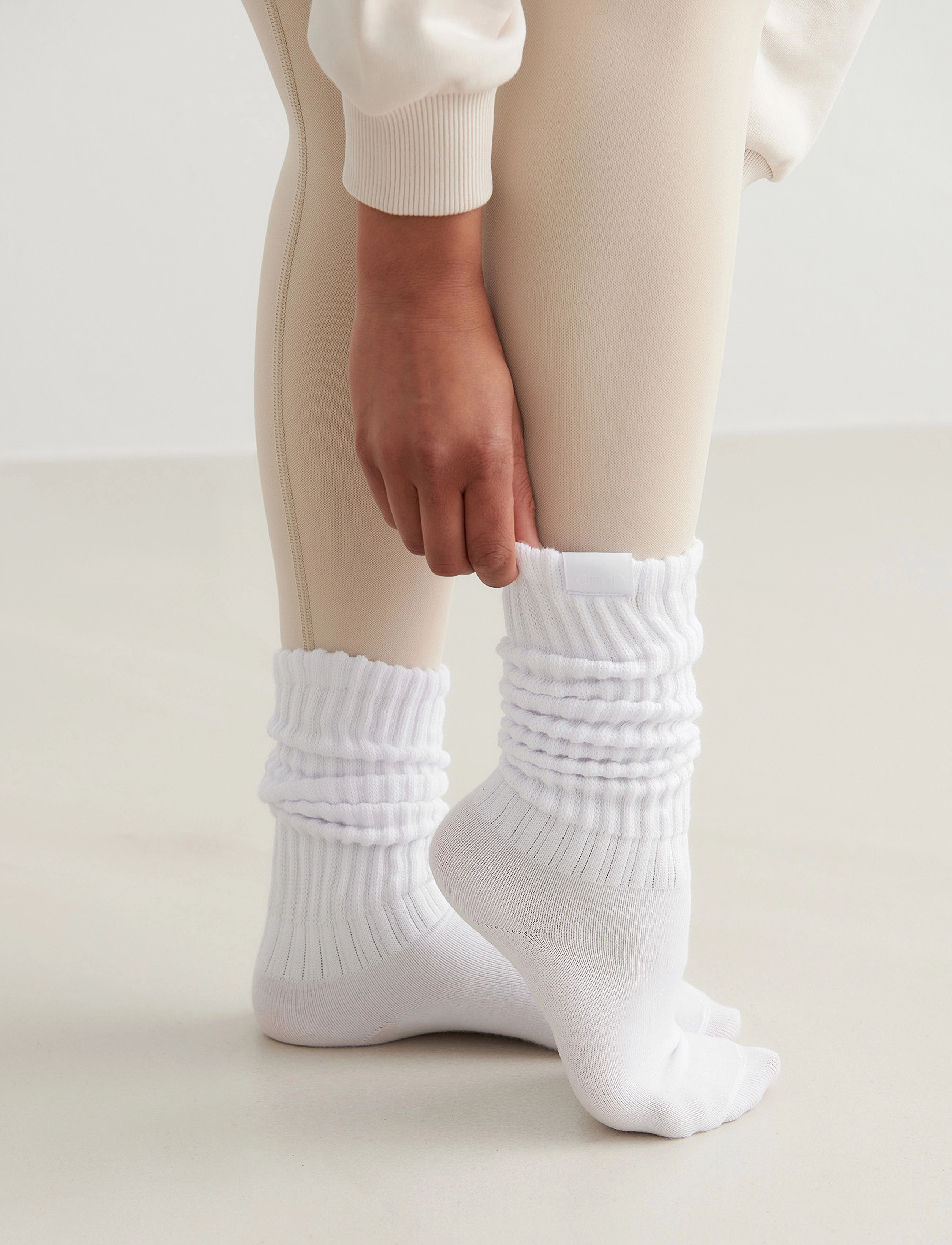 aim´n - Slouch Socks - aluspesu ja sokid - white - 5