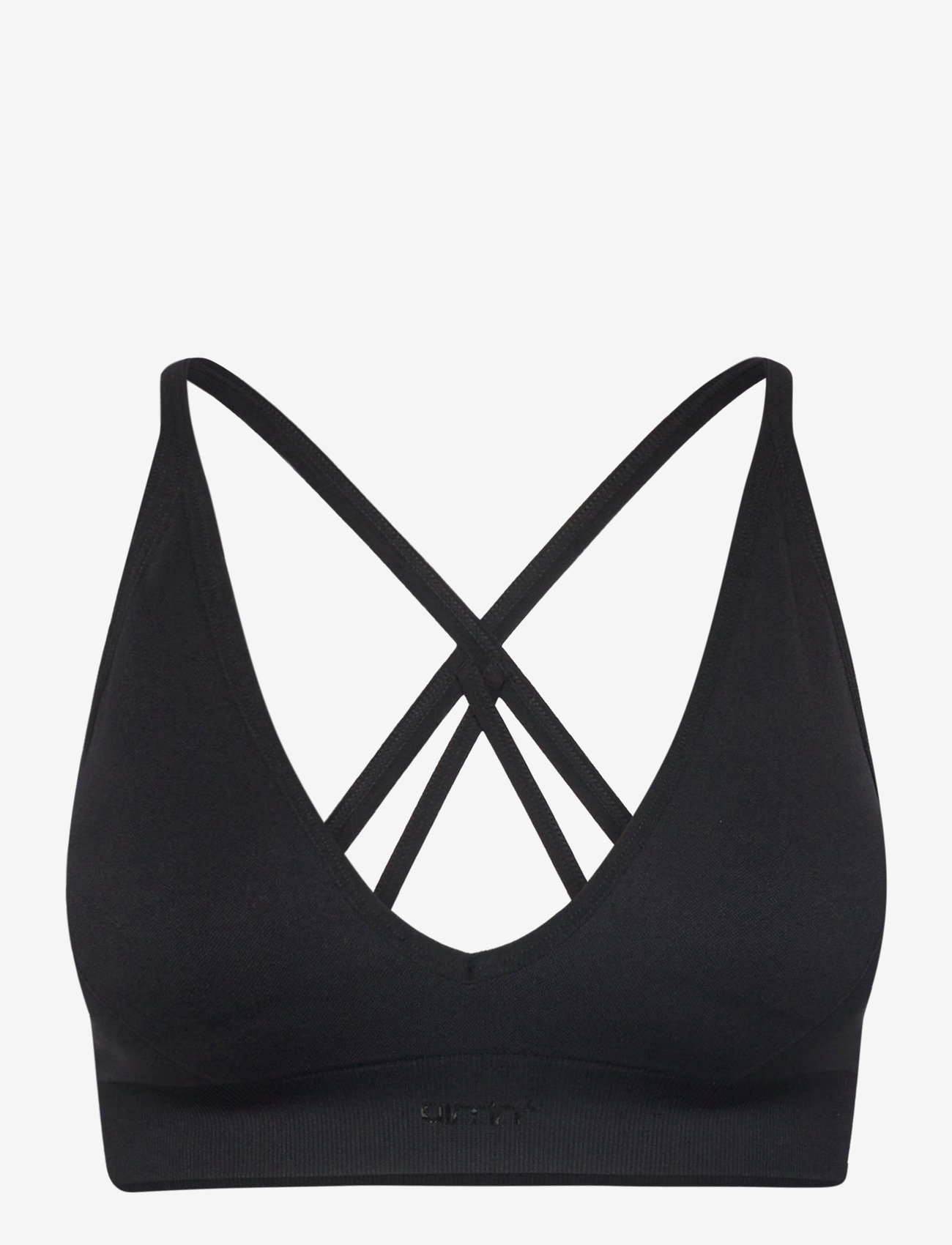 aim´n - Shape Seamless Cross Back Bra - sport bh:ar - black - 1