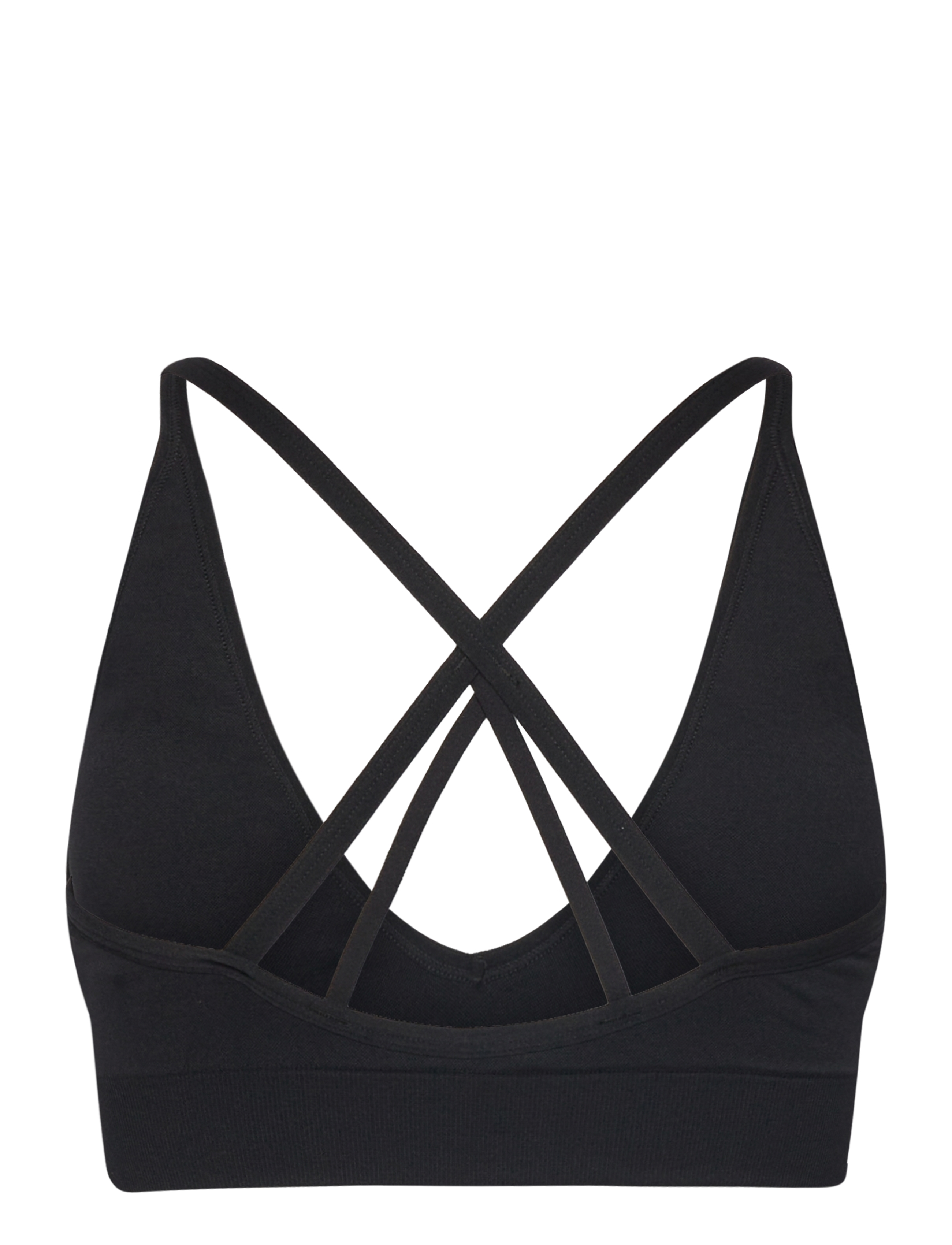 aim´n - Shape Seamless Cross Back Bra - de laveste prisene - black - 2