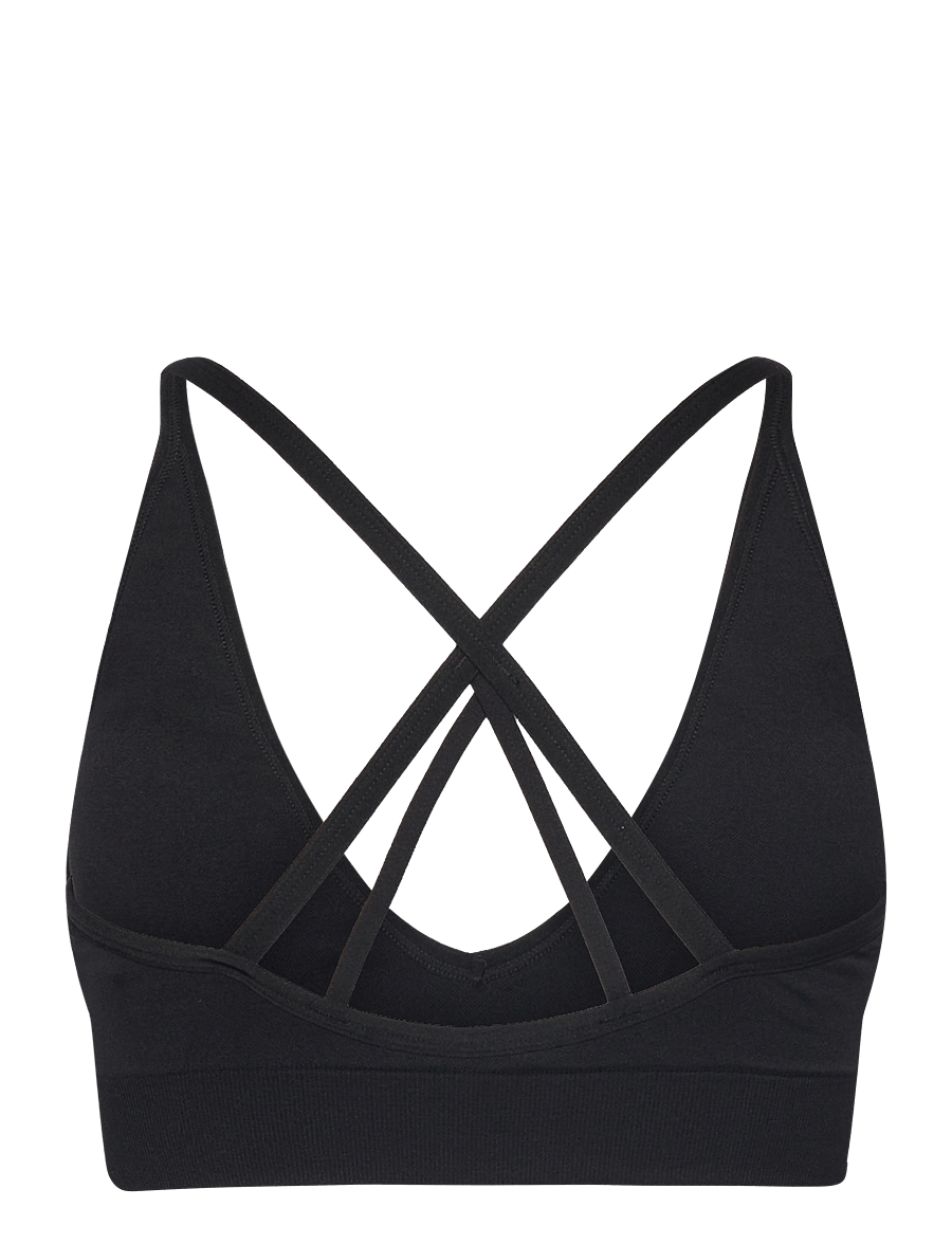 aim´n - Shape Seamless Cross Back Bra - sport-bhs - black - 2