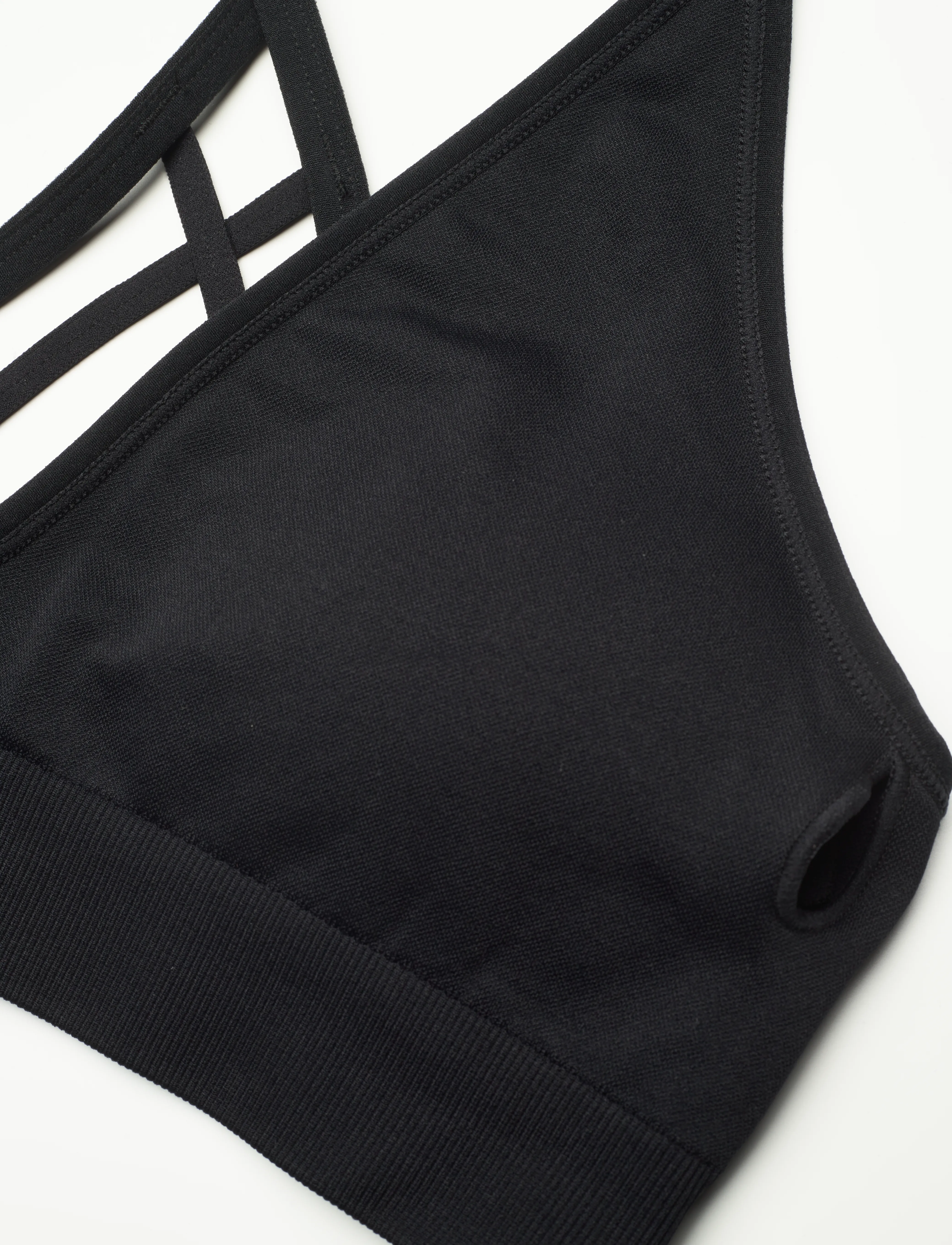 aim´n - Shape Seamless Cross Back Bra - de laveste prisene - black - 3