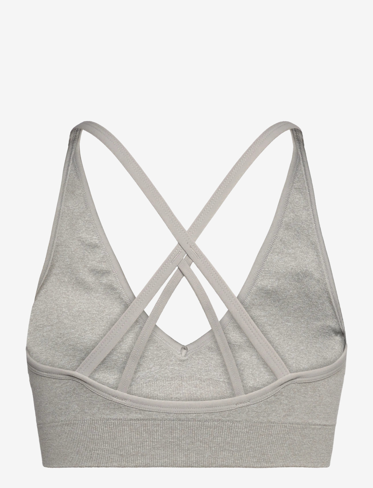 aim´n - Shape Seamless Cross Back Bra - laveste priser - grey melange - 1