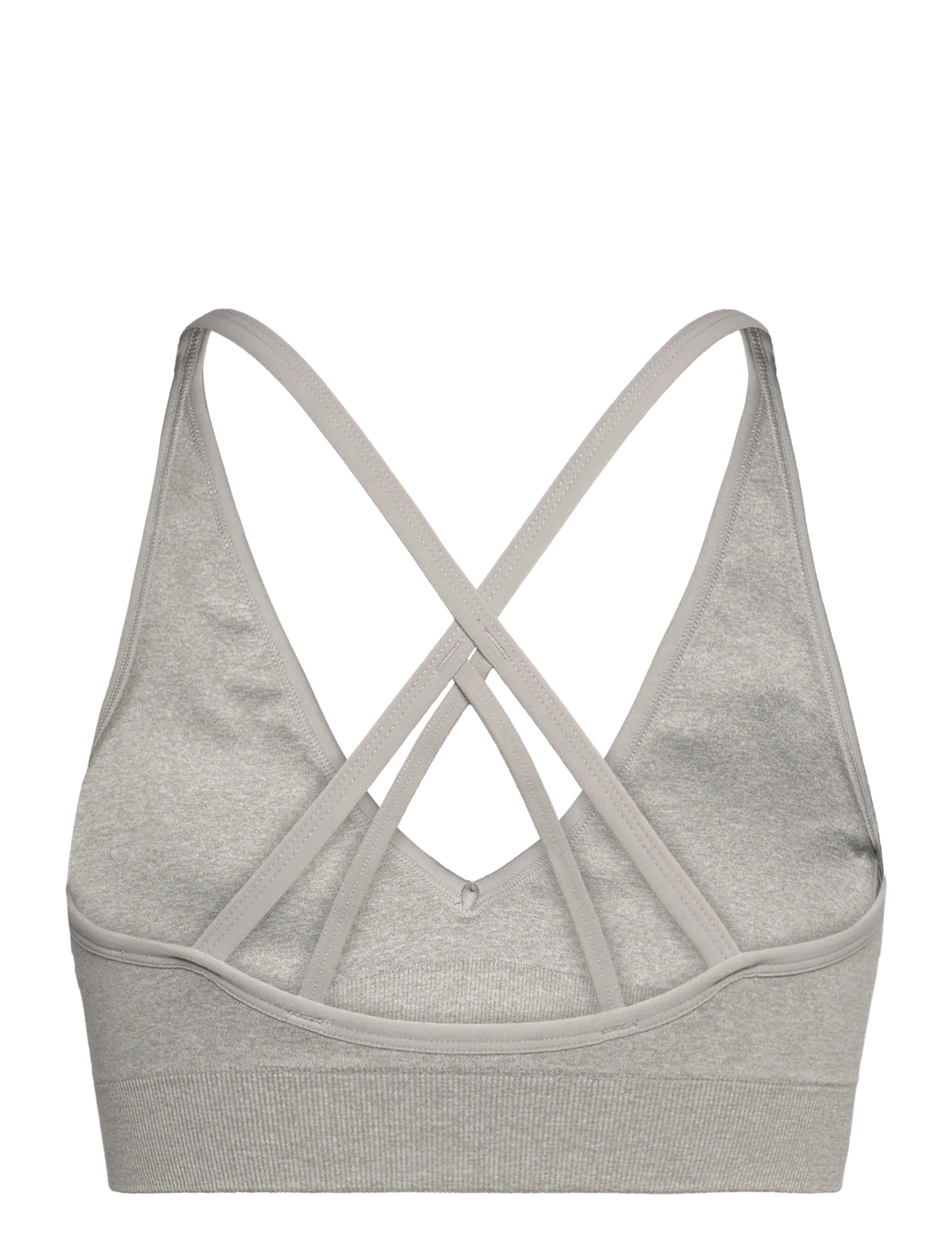 aim´n - Shape Seamless Cross Back Bra - sports-bh'er - grey melange - 2