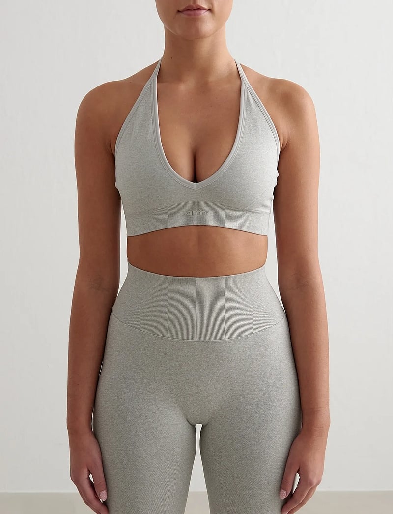 aim´n - Shape Seamless Cross Back Bra - sport bh:ar - grey melange - 0