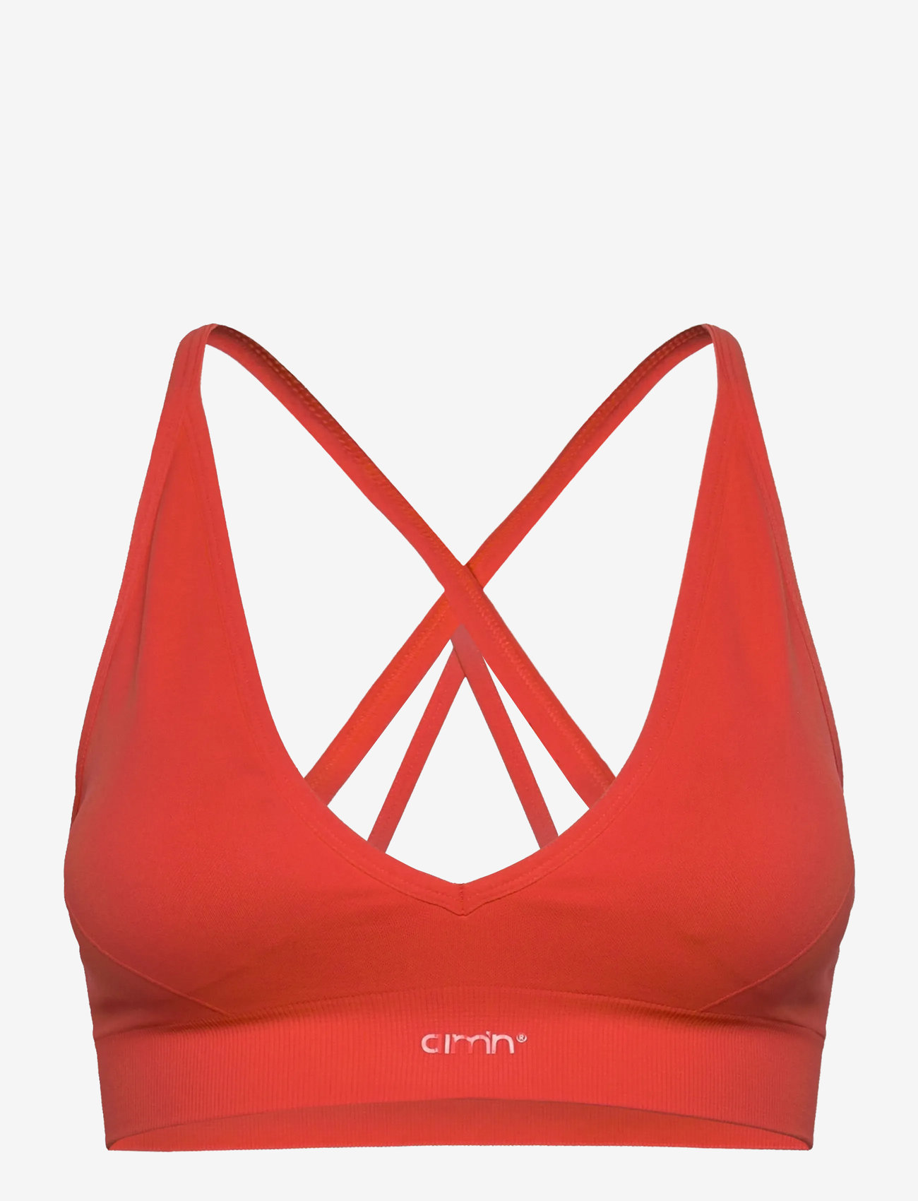 aim´n - Shape Seamless Cross Back Bra - julegaver under 500kr - tangerine - 0