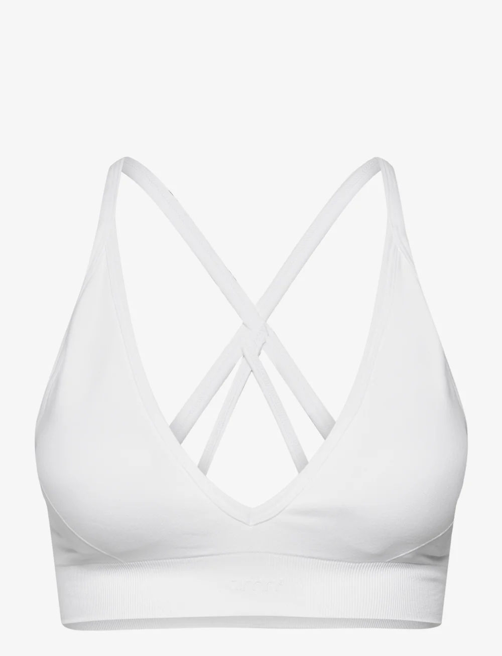 aim´n - Shape Seamless Cross Back Bra - sports-bh - white - 1