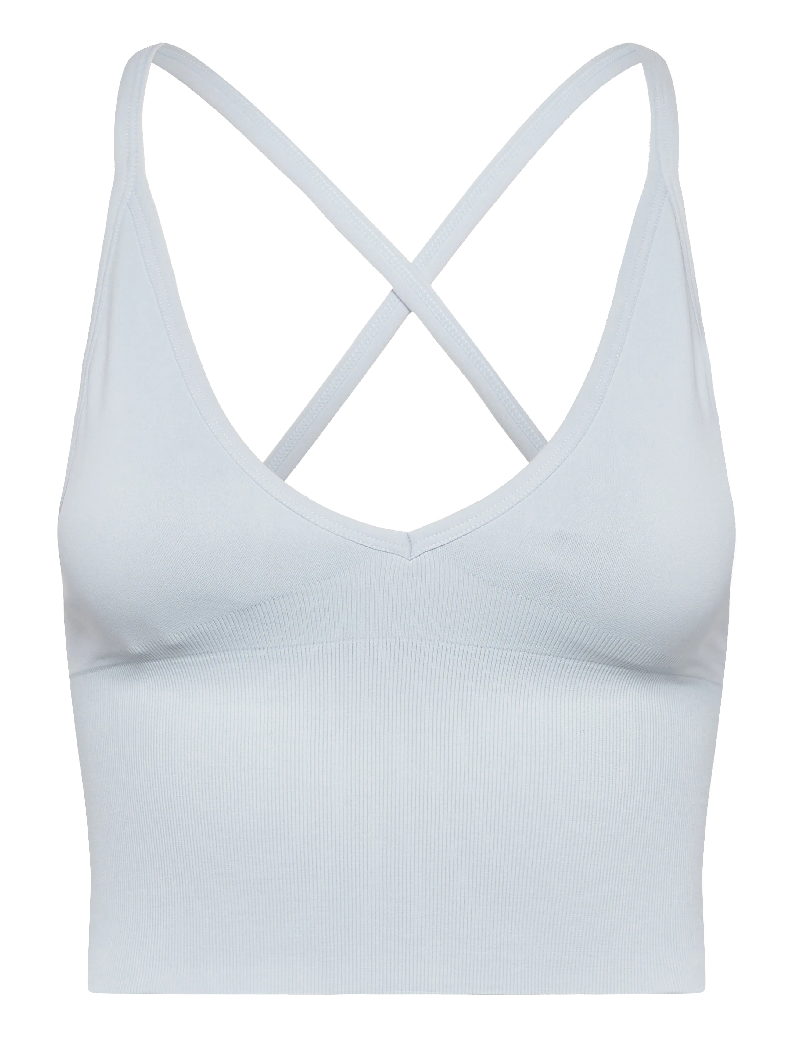 AIM ́N Shape Seamless Cross Back Bralette Blau - L - Damen