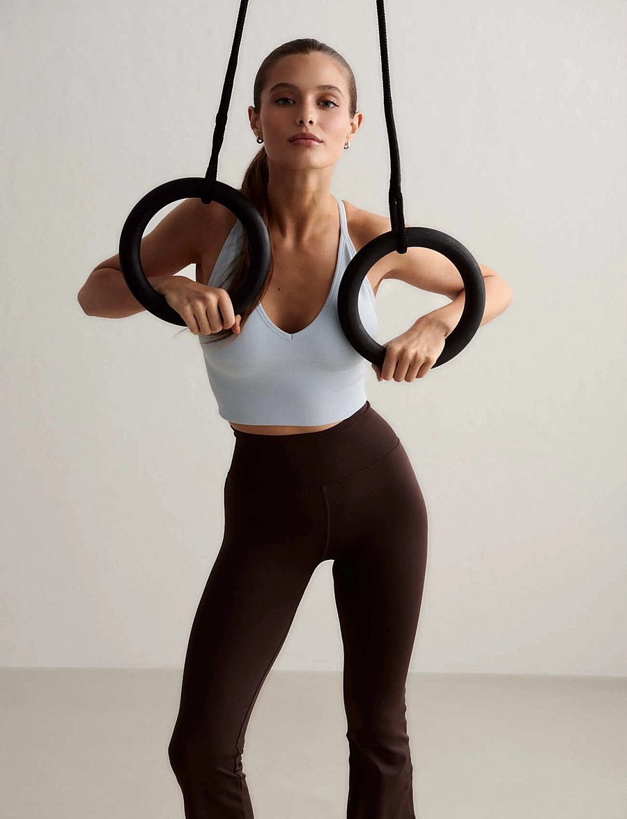 aim´n - Shape Seamless Cross Back Bralette - mittlerer halt - aura - 5