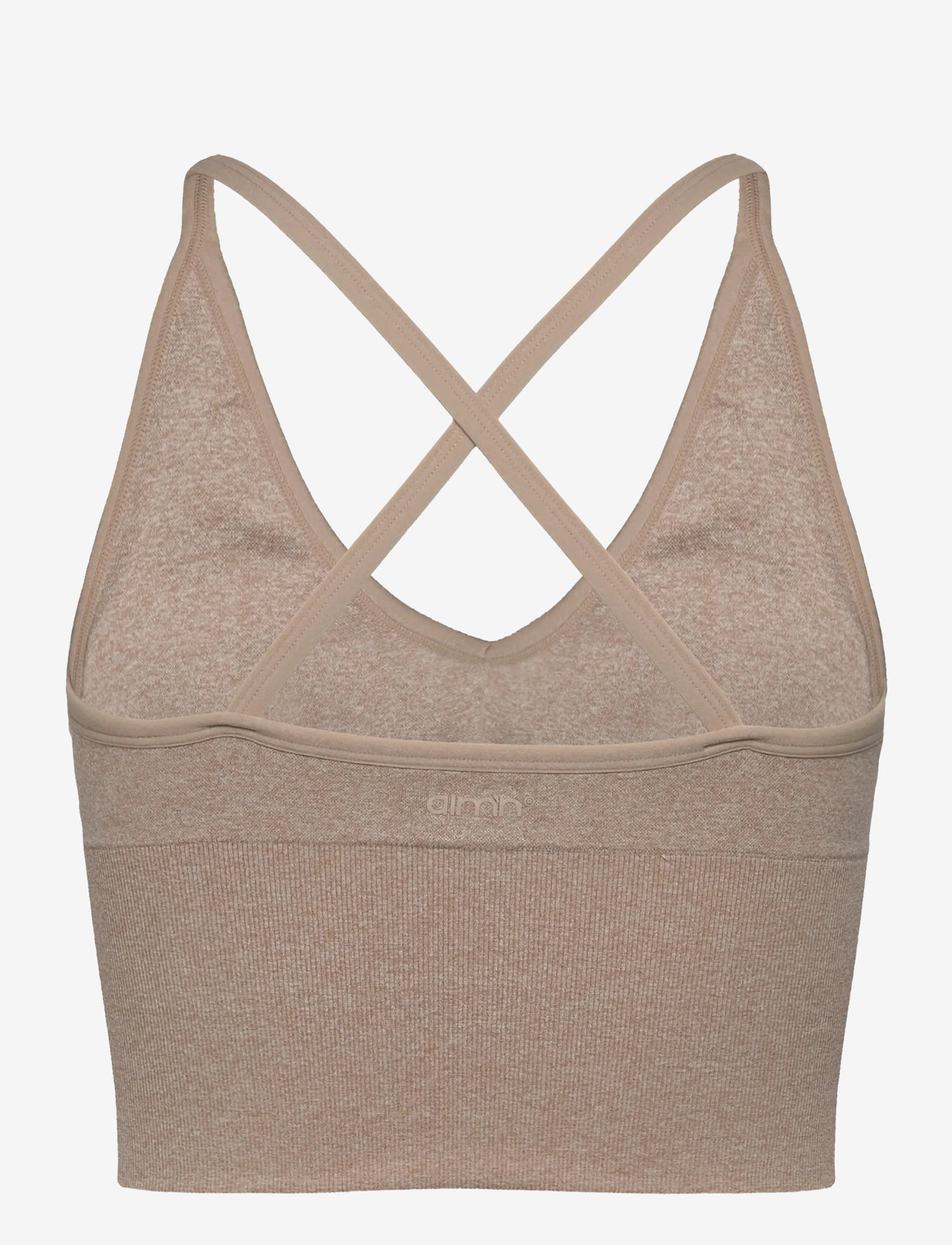 aim´n - Shape Seamless Cross Back Bralette - sports-bh'er - beige melange - 2