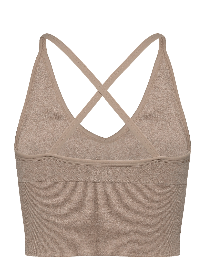 aim´n - Shape Seamless Cross Back Bralette - sports-bh'er - beige melange - 2