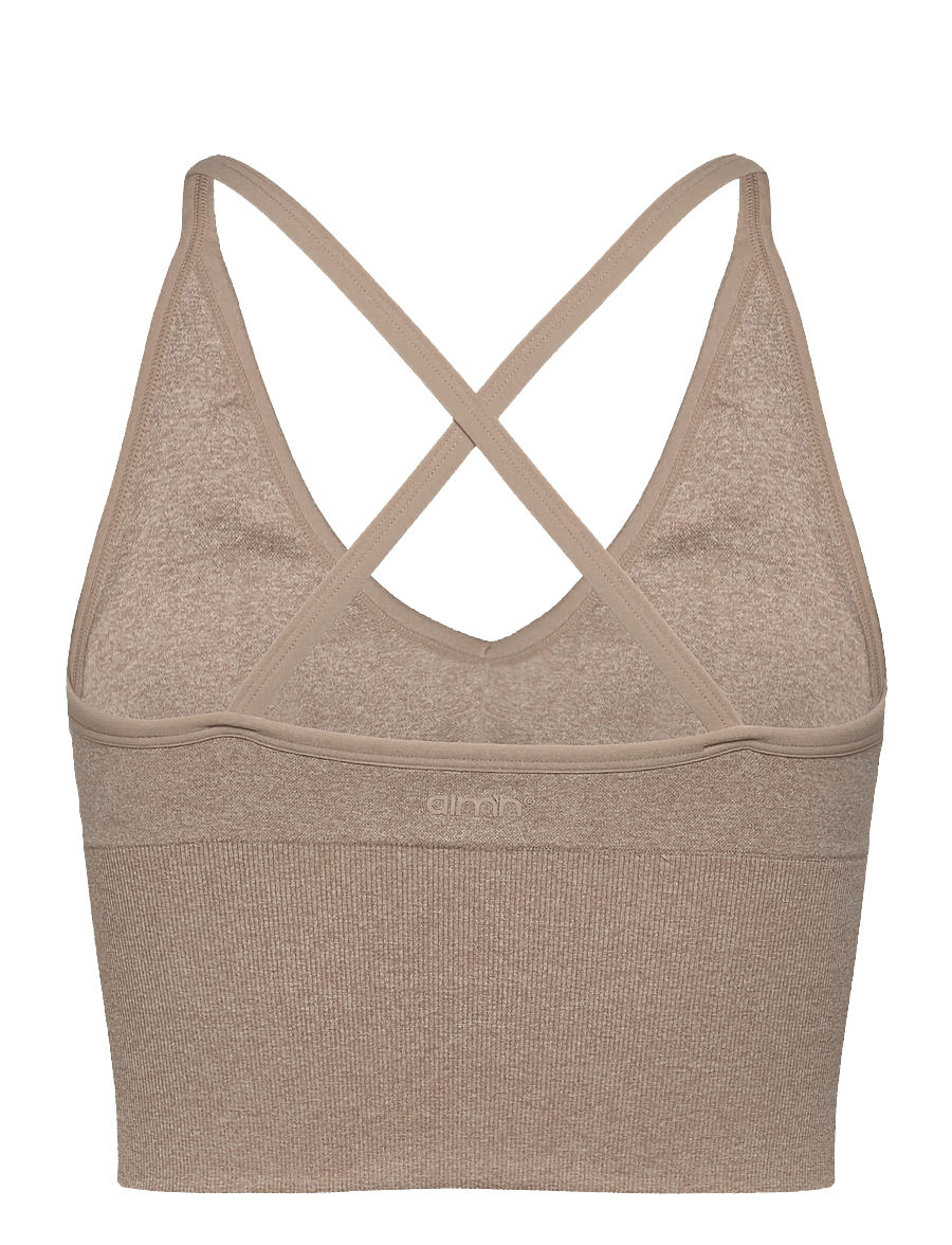 aim´n - Shape Seamless Cross Back Bralette - sport-bhs - beige melange - 2