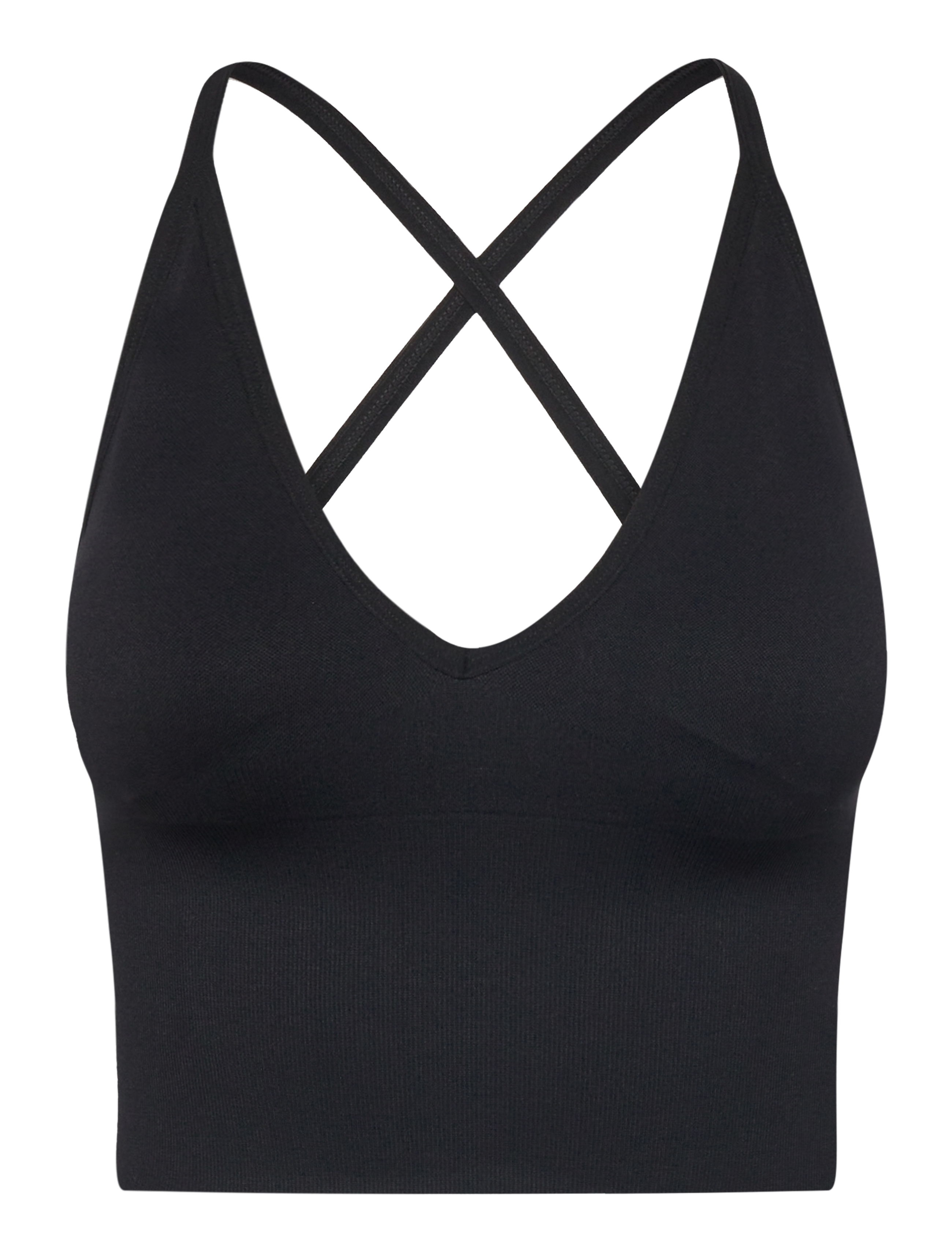 AIM ́N Shape Seamless Cross Back Bralette Schwarz - L - Damen