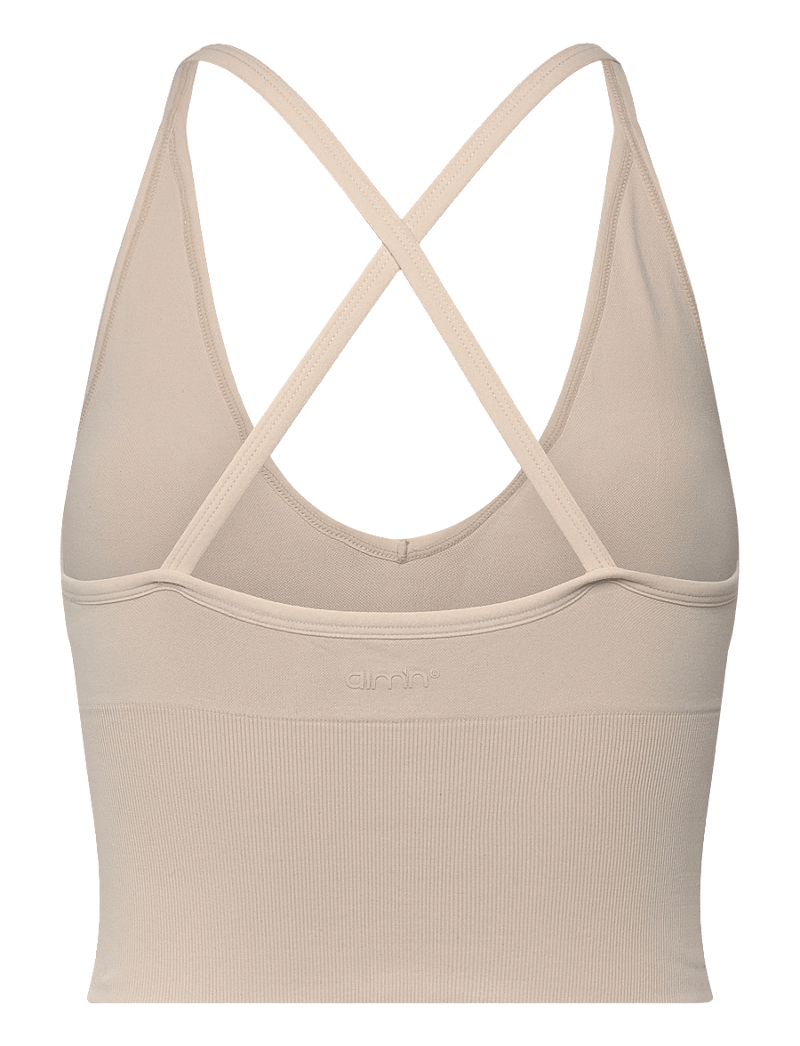 aim´n - Shape Seamless Cross Back Bralette - sport-bhs - clay - 2