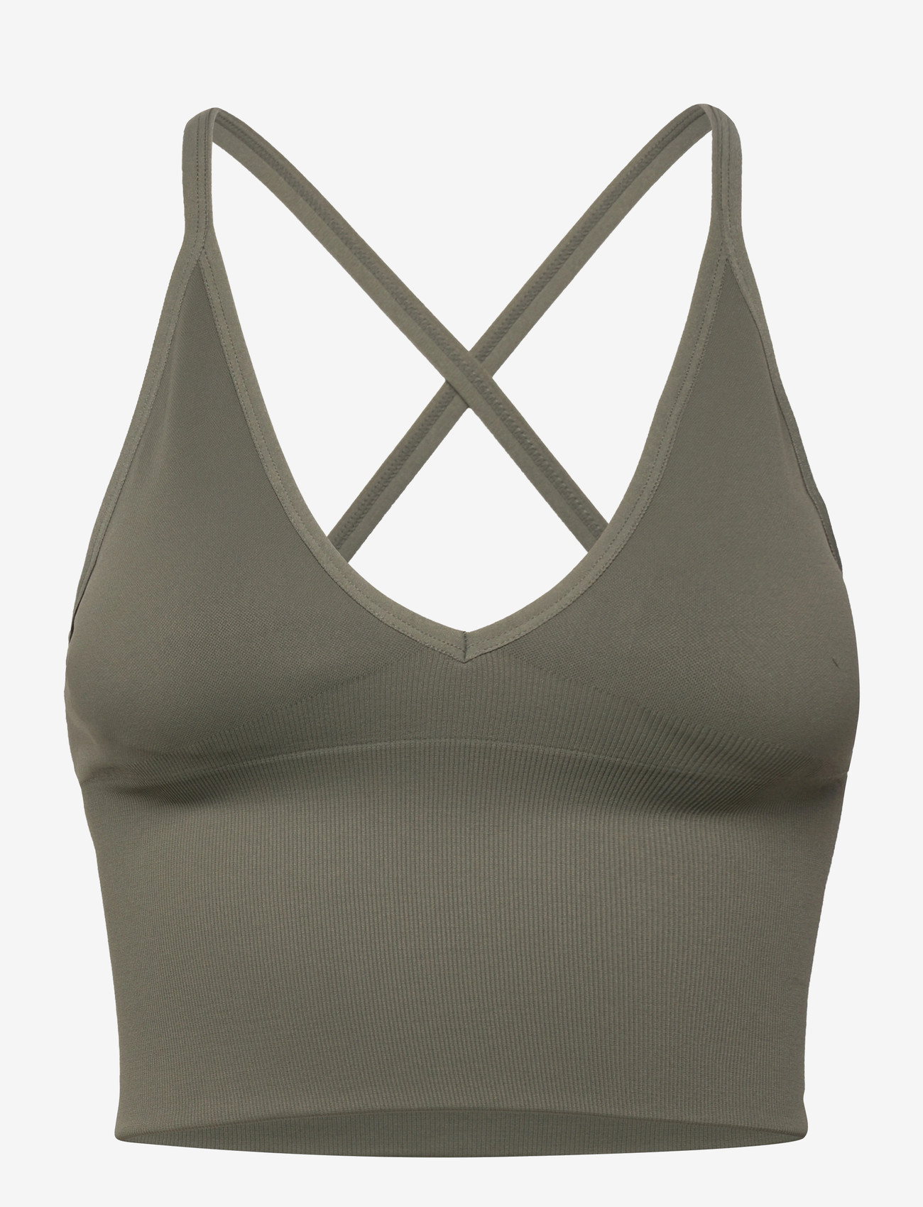 aim´n - Shape Seamless Cross Back Bralette - sport-bhs - ivy - 1