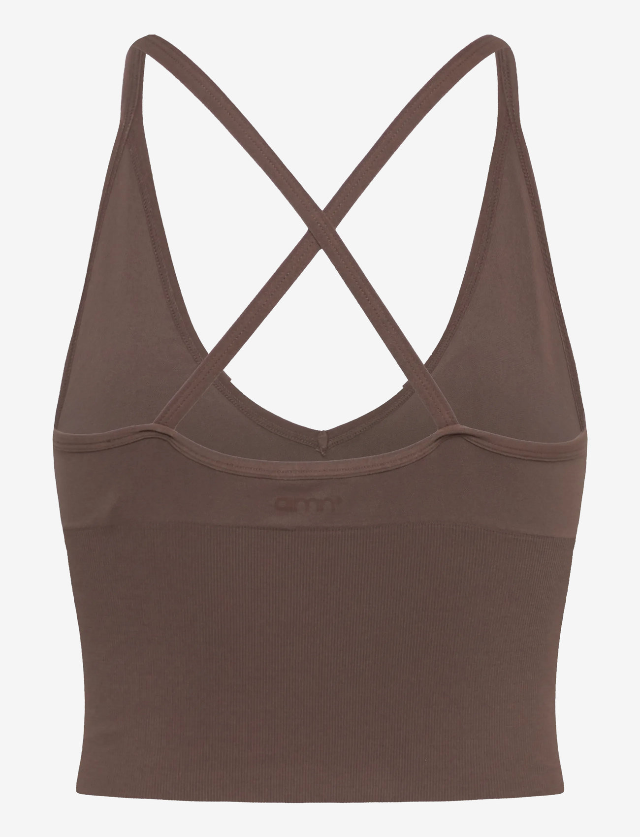 aim´n - Shape Seamless Cross Back Bralette - sports-bh'er - macchiato - 1