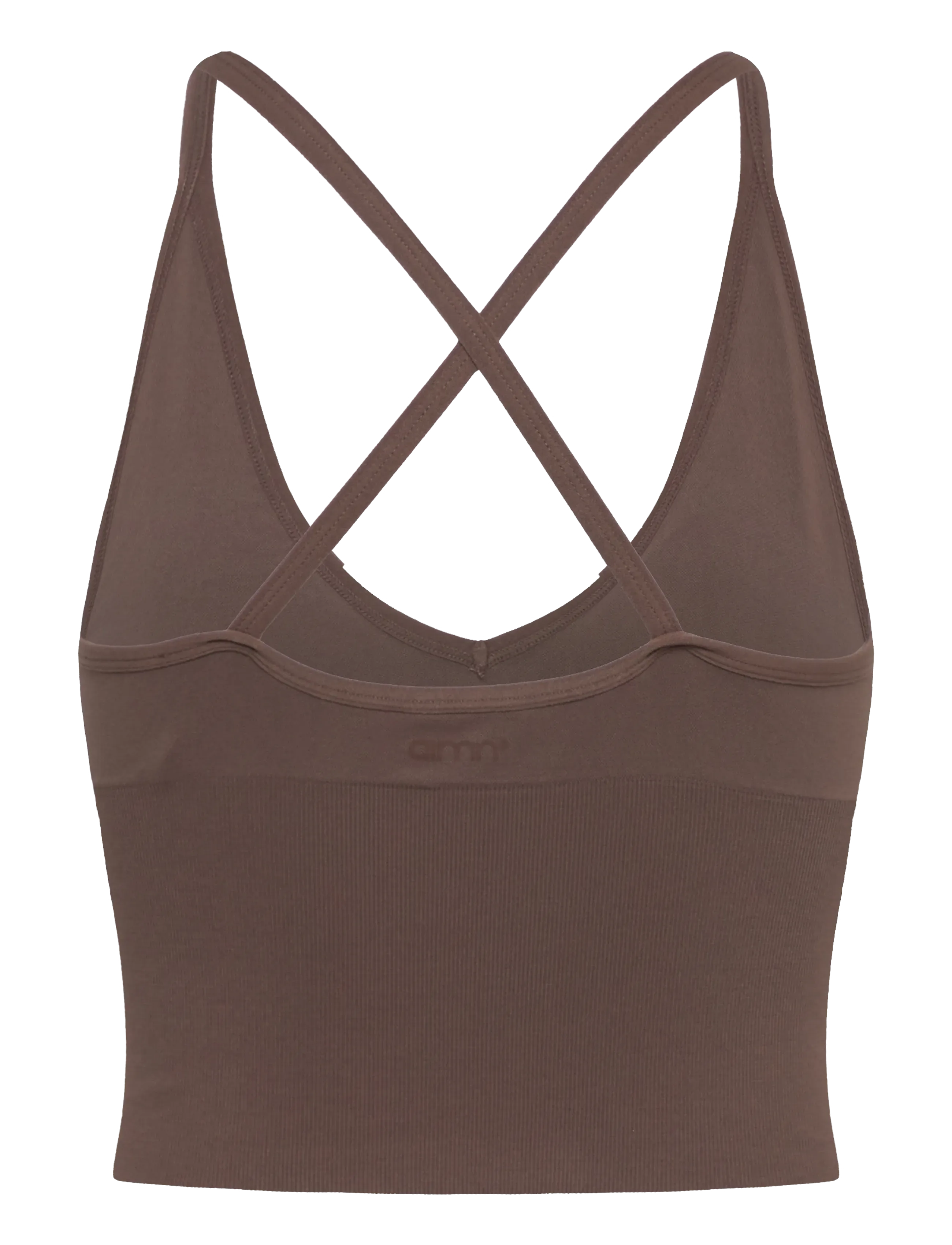 aim´n - Shape Seamless Cross Back Bralette - sports-bh'er - macchiato - 2