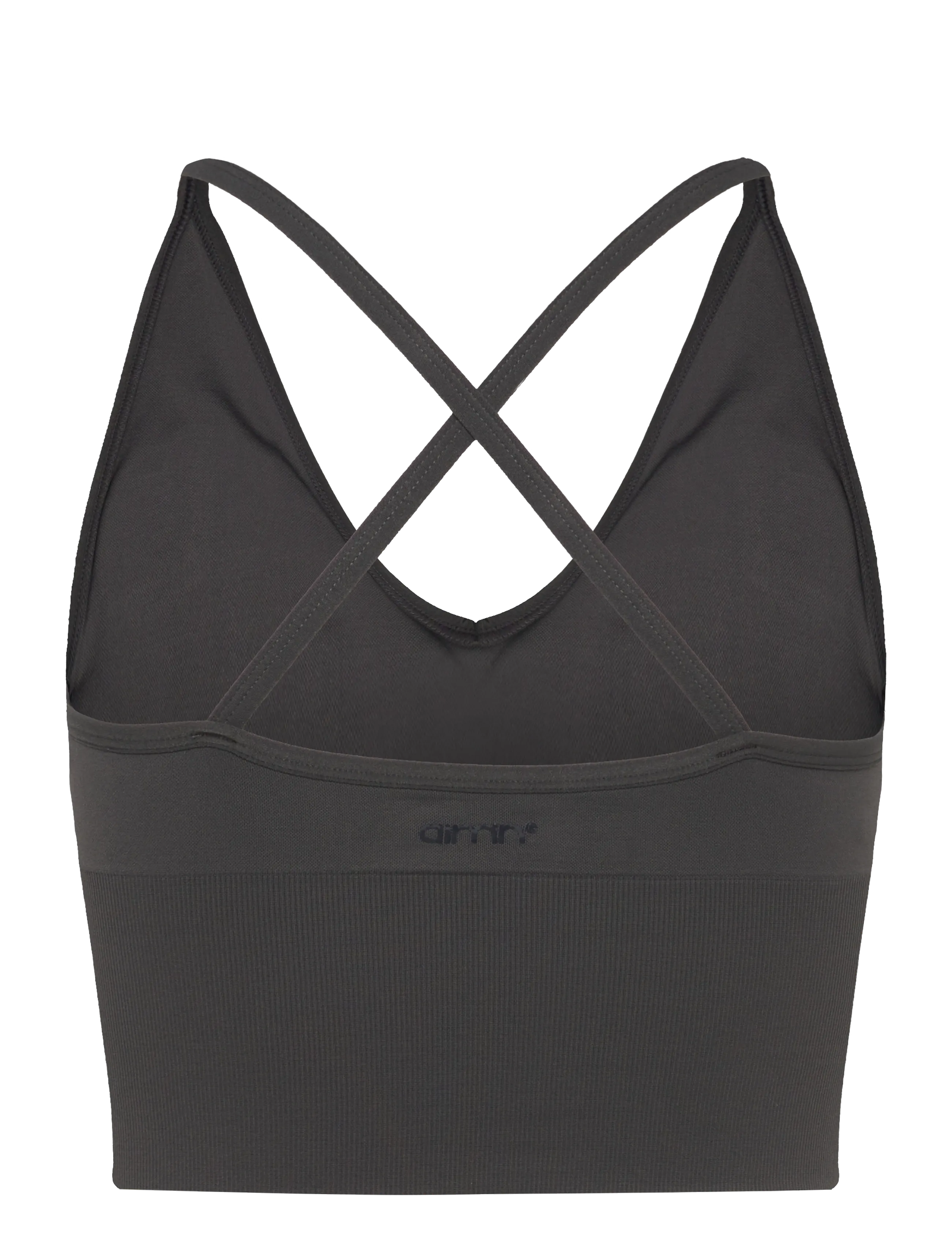 aim´n - Shape Seamless Cross Back Bralette - sport - shadow grey - 1