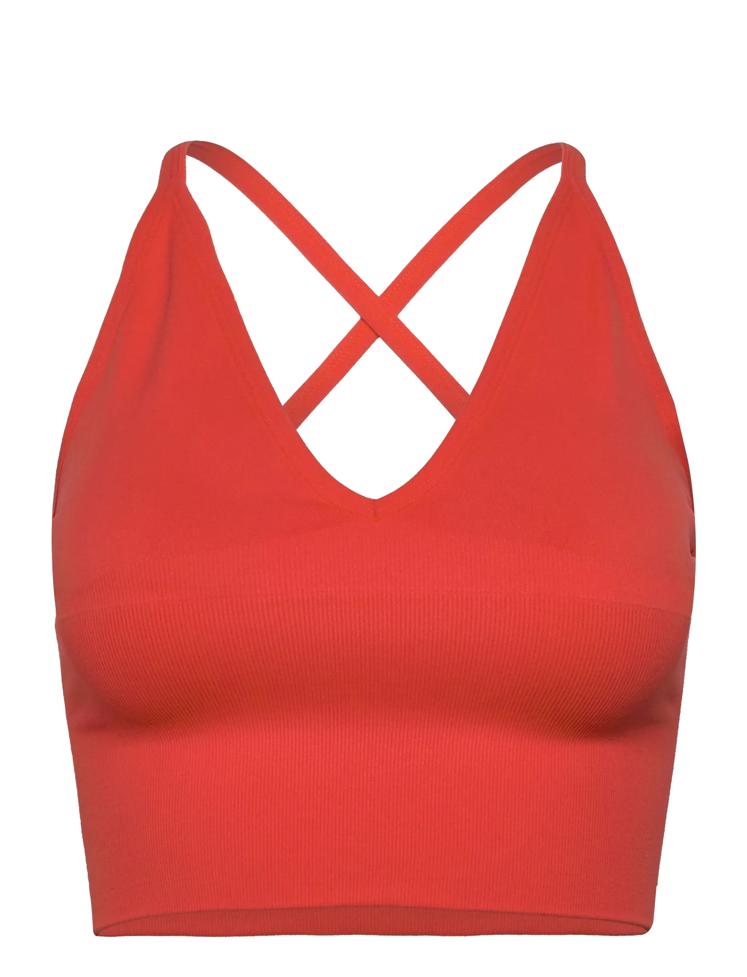 aim´n Shape Seamless Cross Back Bralette - BHs - TANGERINE / orange