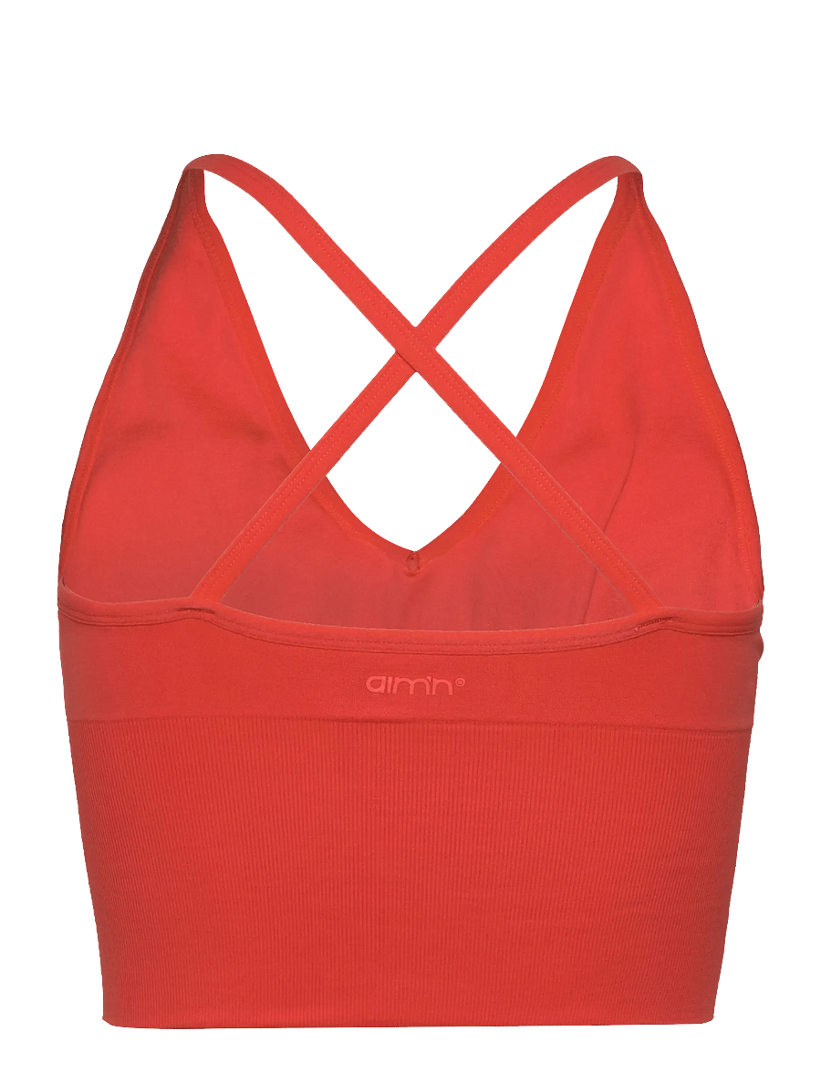 aim´n - Shape Seamless Cross Back Bralette - sport-bhs - tangerine - 2