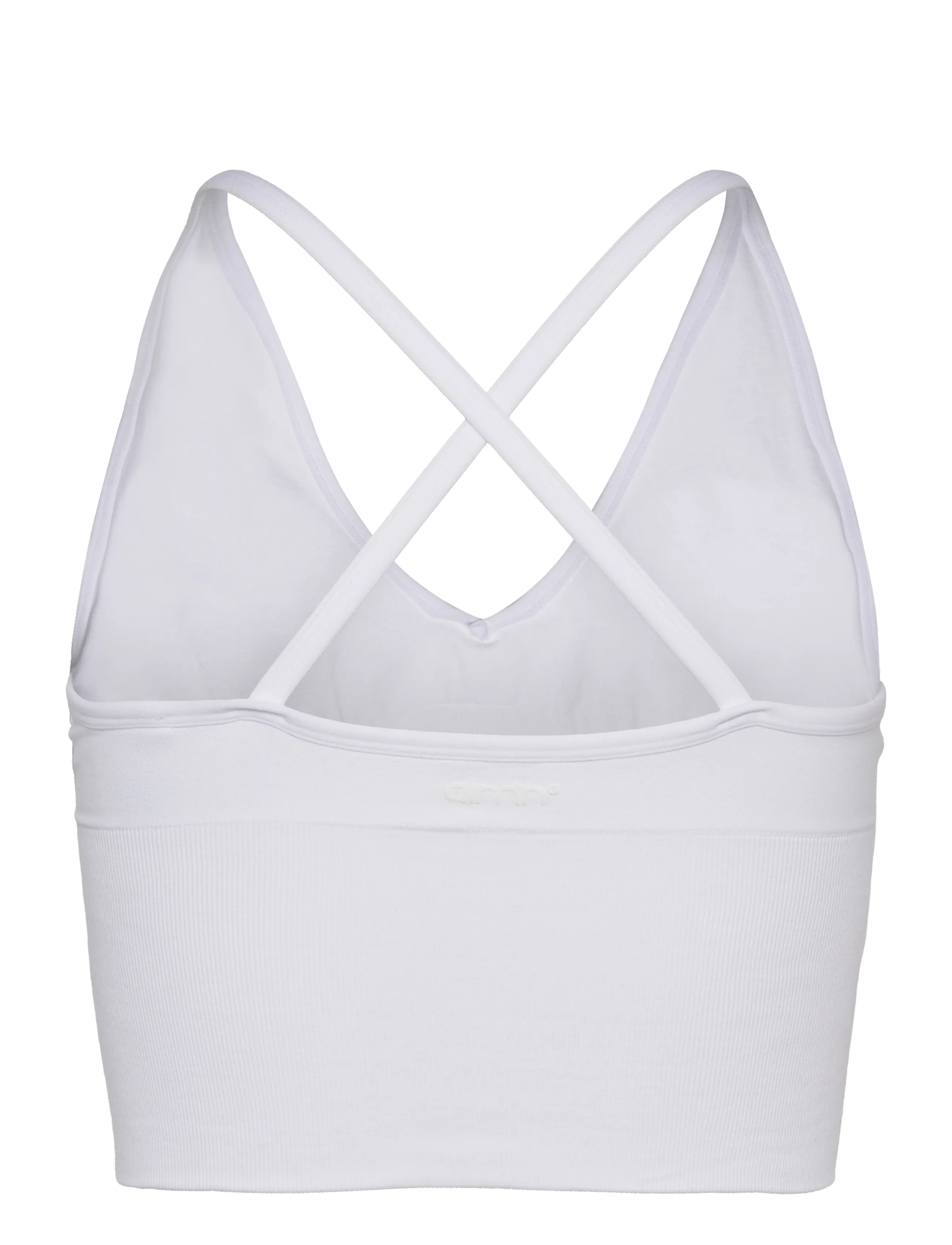 aim´n - Shape Seamless Cross Back Bralette - sports-bh'er - white - 2