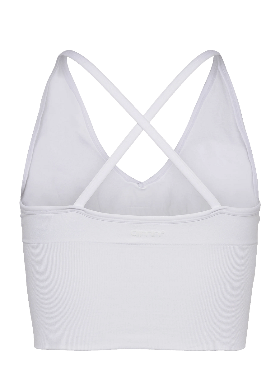 aim´n - Shape Seamless Cross Back Bralette - sport-bhs - white - 2
