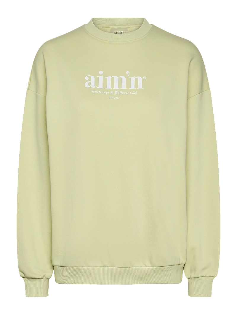 aim´n - Club Terry Sweatshirt - sweatshirts - matcha - 1