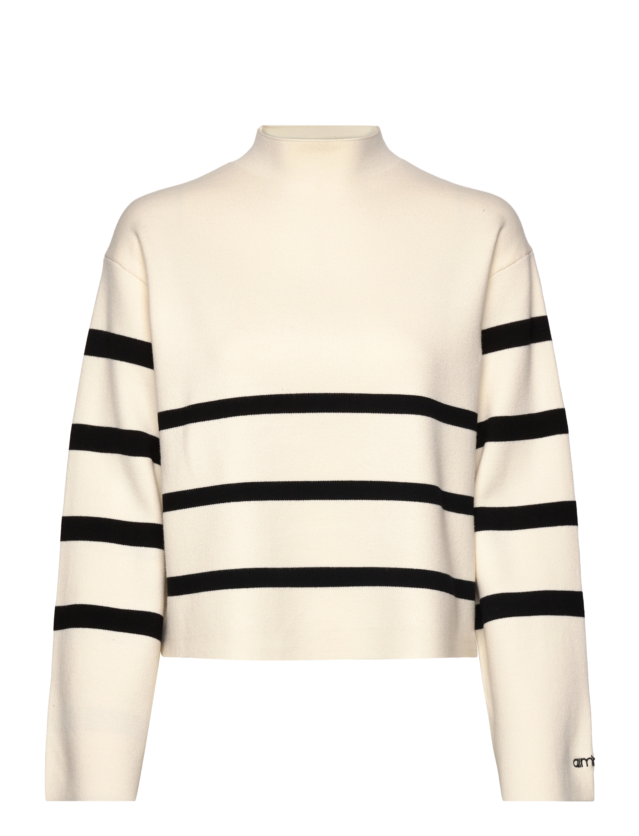 aim´n Perfect Knit Long Sleeve - Tøj - ALMOND WHITE / white
