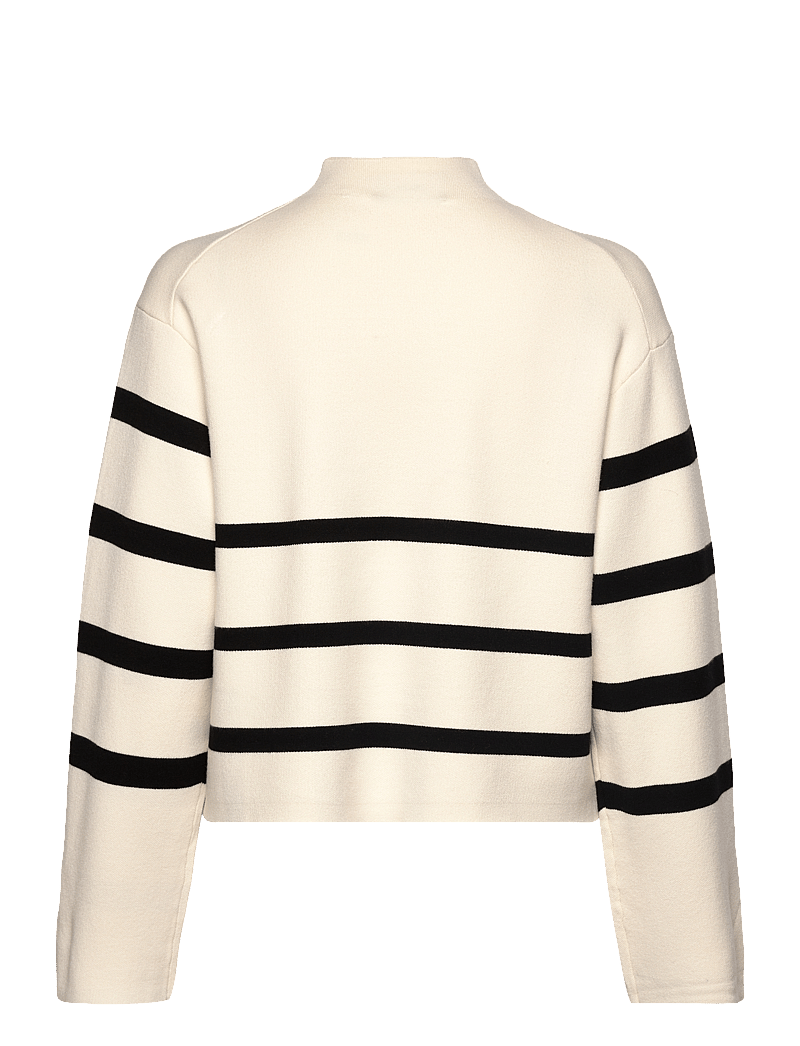 aim´n - Perfect Knit Long Sleeve - sweatshirts - almond white - 1