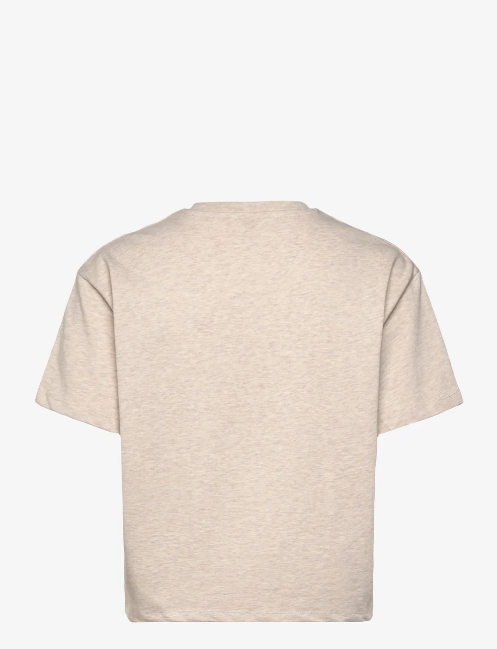 aim´n - Varsity Boxy T-shirt - t-shirts - beige melange - 1