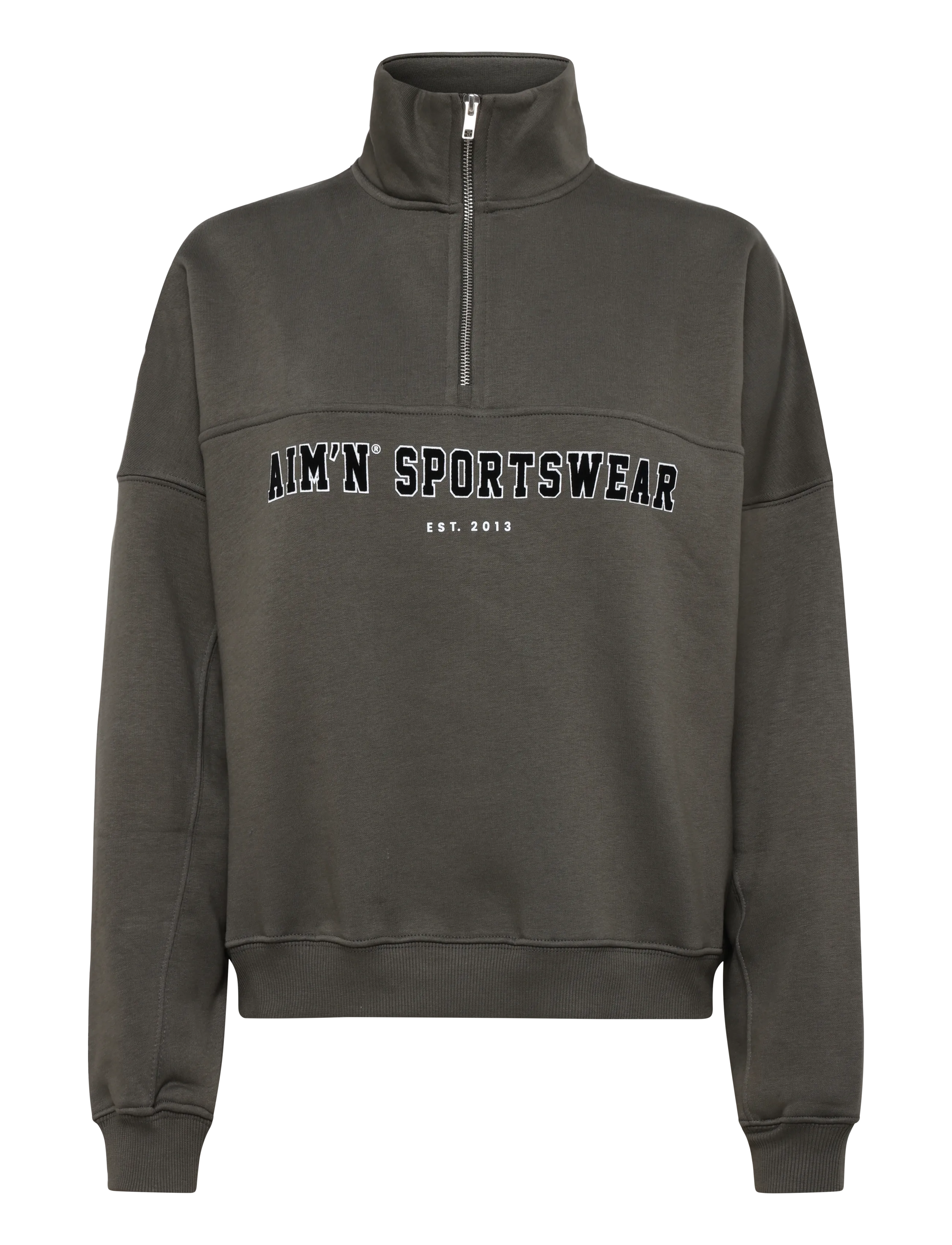 aim´n Varsity Boxy T-shirt - Alles anzeigen - DARK IVY / khaki/green