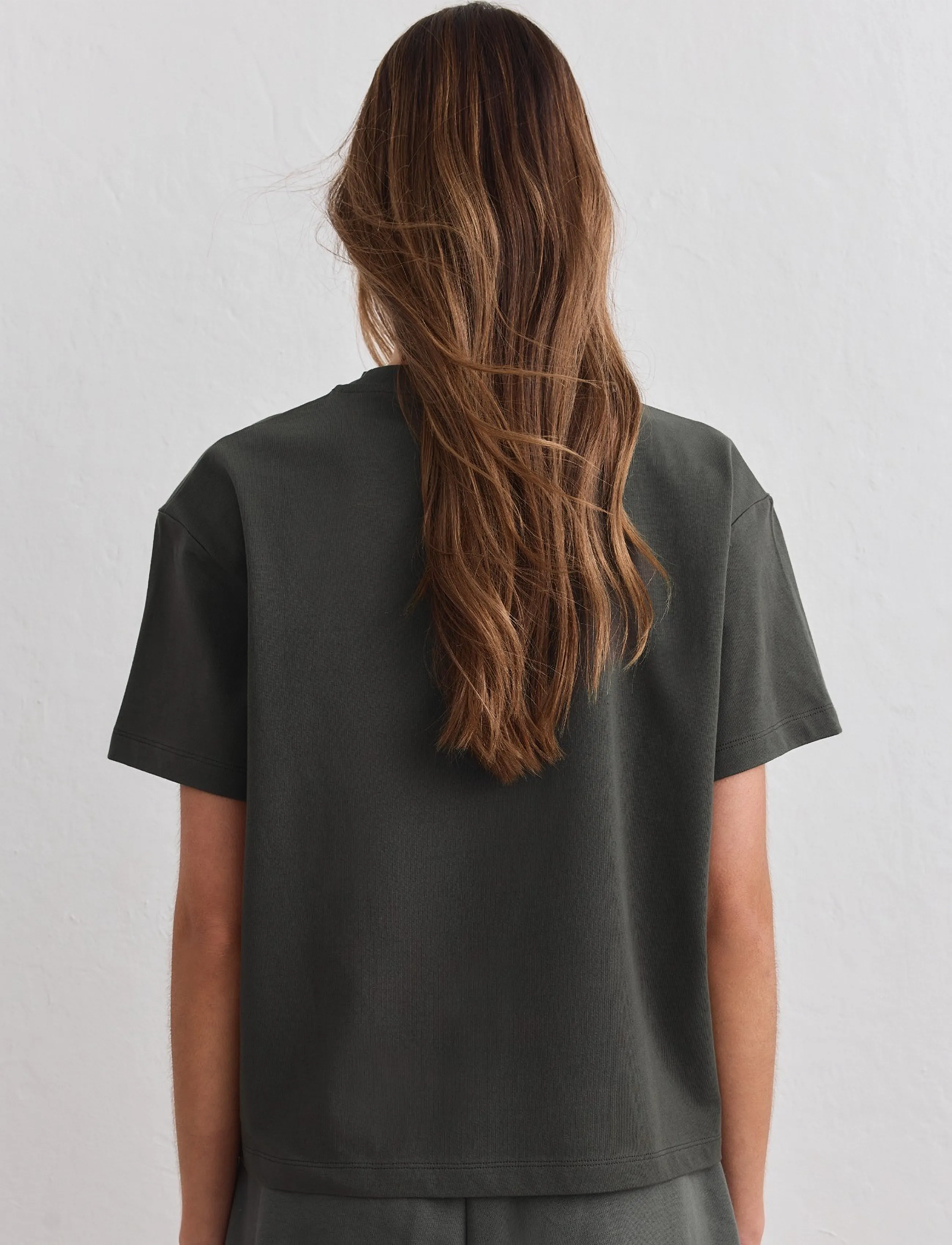 Aimn Varsity Boxy T-Shirt dam – bild 2