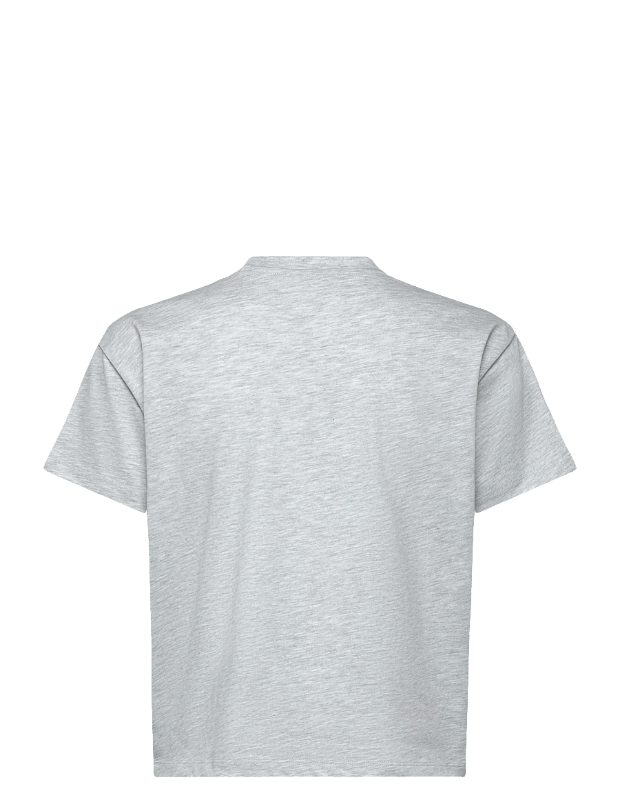 aim´n - Varsity Boxy T-shirt - t-shirts - light grey melange - 2