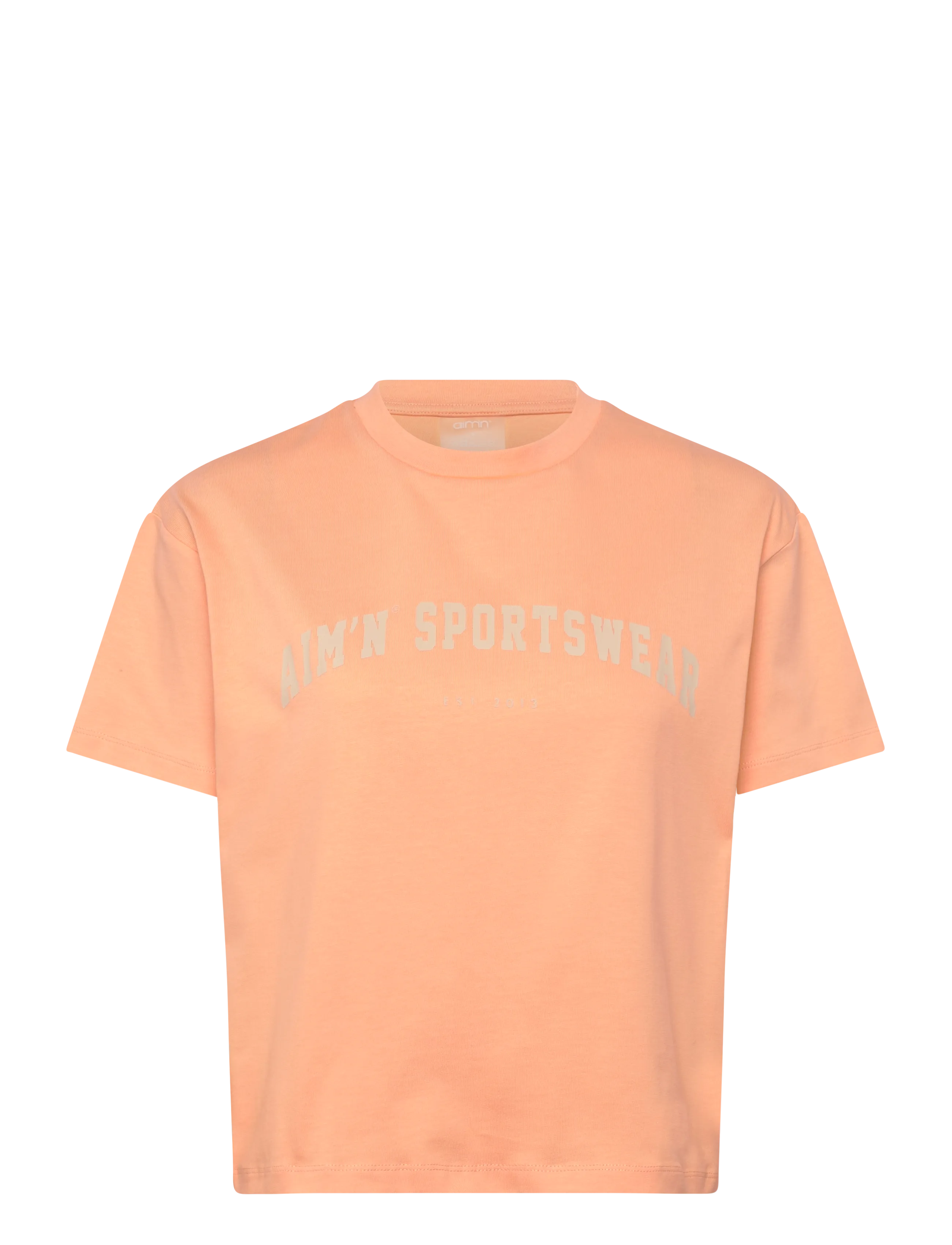 AIM ́N Varsity Boxy T-Shirt Coral - XS - Damen