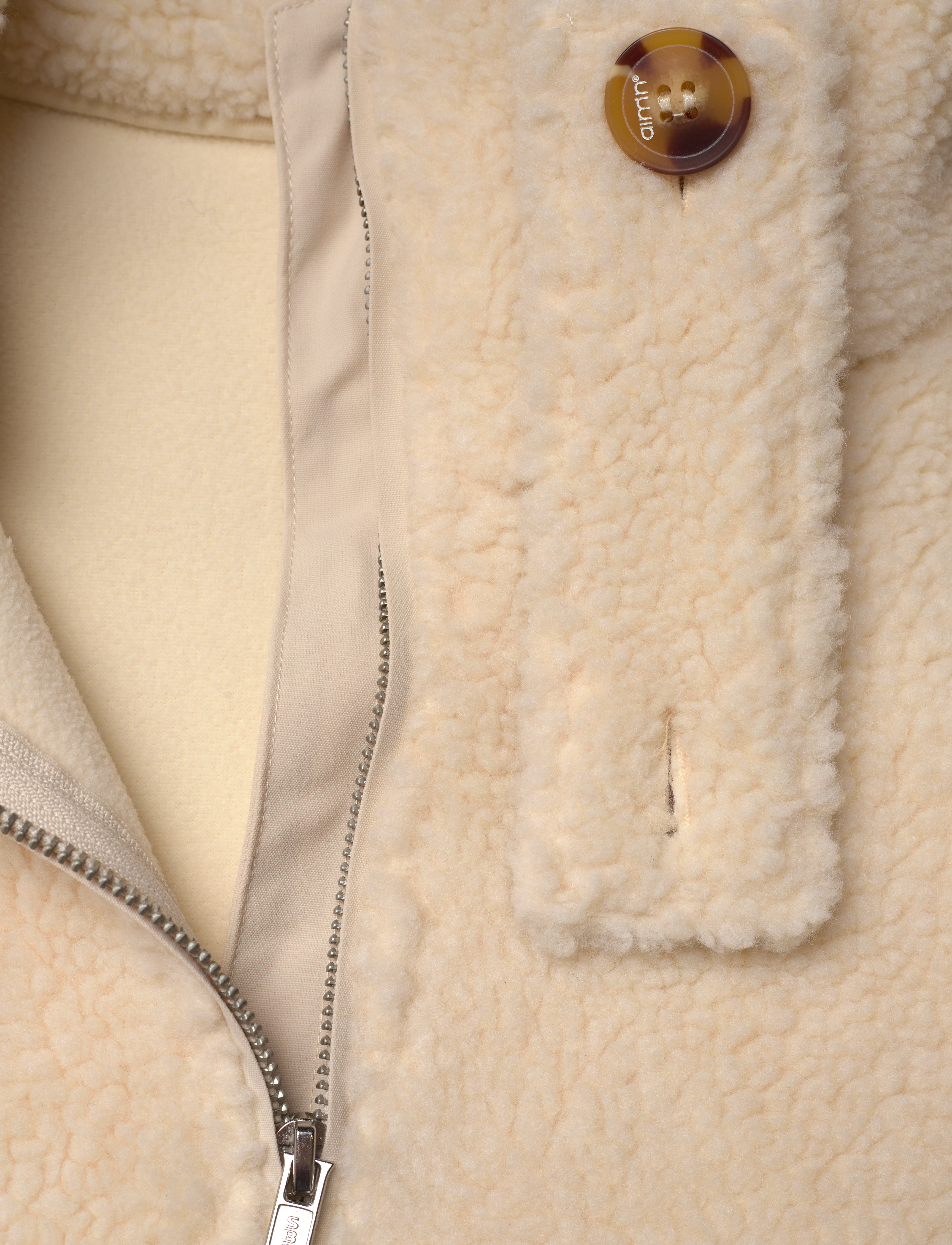aim´n - Pile Anorak - anorakker - almond white - 4