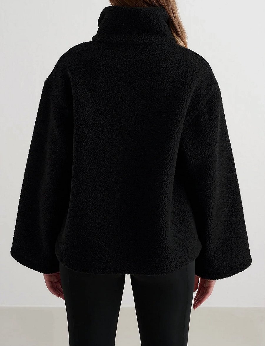 aim´n - Pile Anorak - anoraks - black - 3