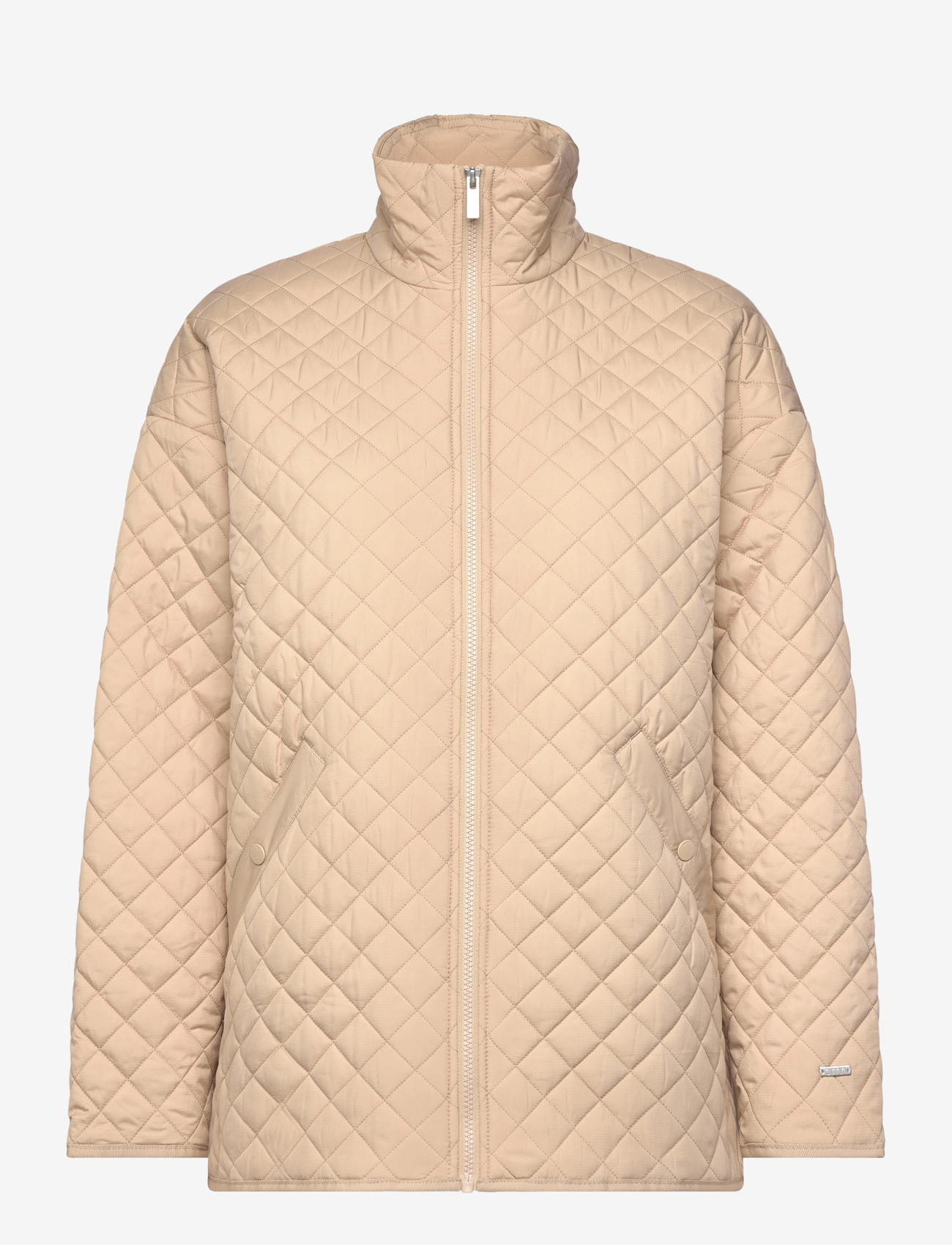 aim´n - Oversized Quilted Jacket - freizeitjacken - beige - 1