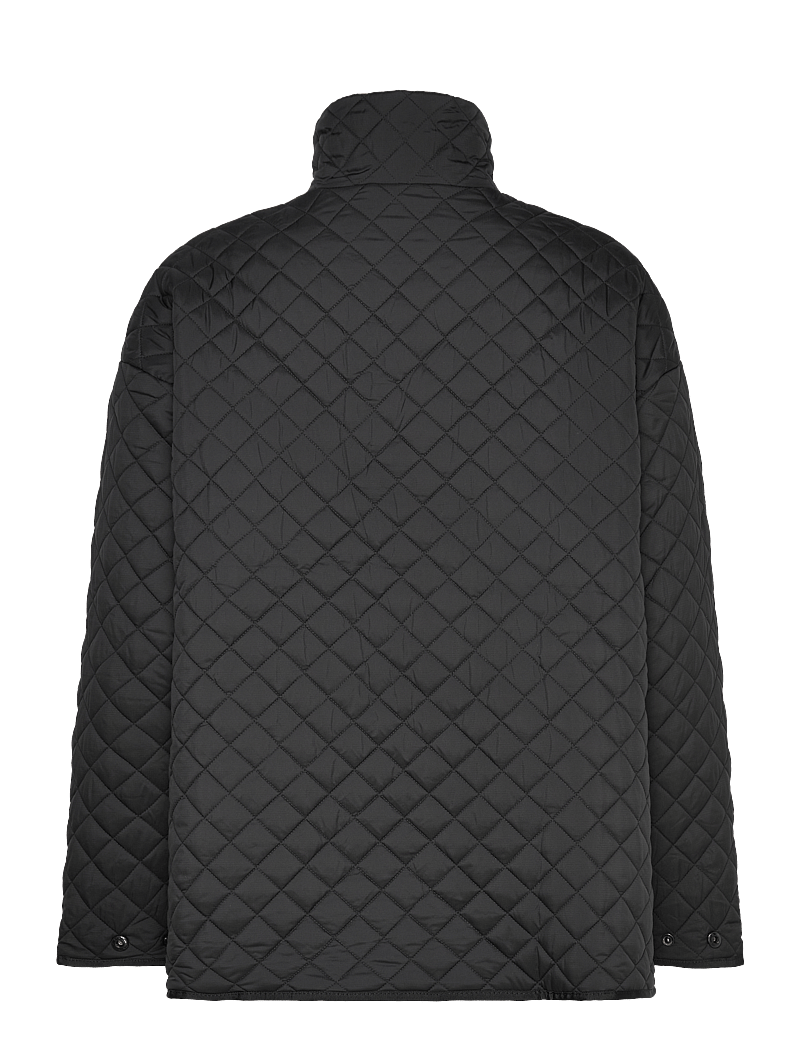 aim´n - Oversized Quilted Jacket - ytterkläder - black - 2