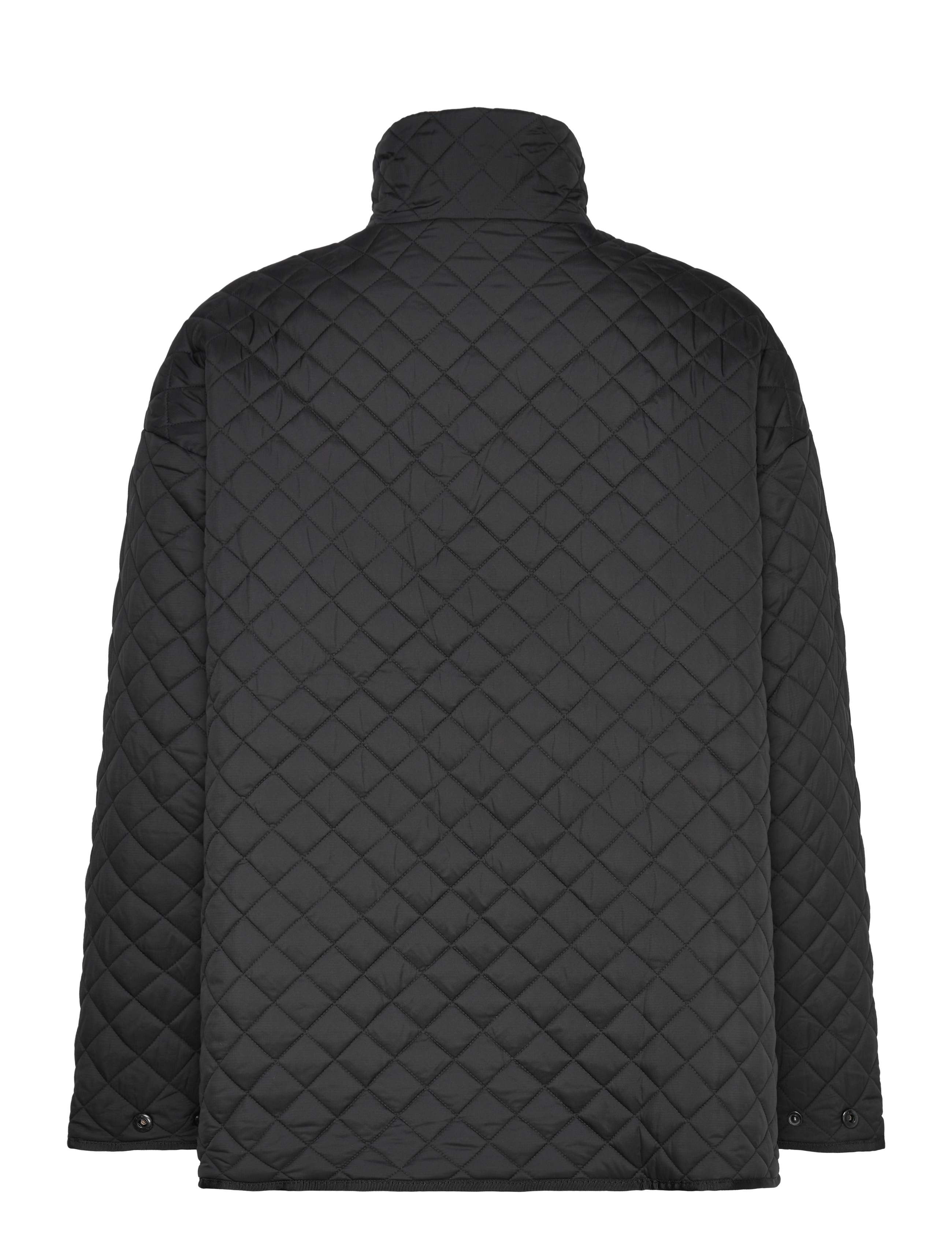aim´n - Oversized Quilted Jacket - casual jackets - black - 2