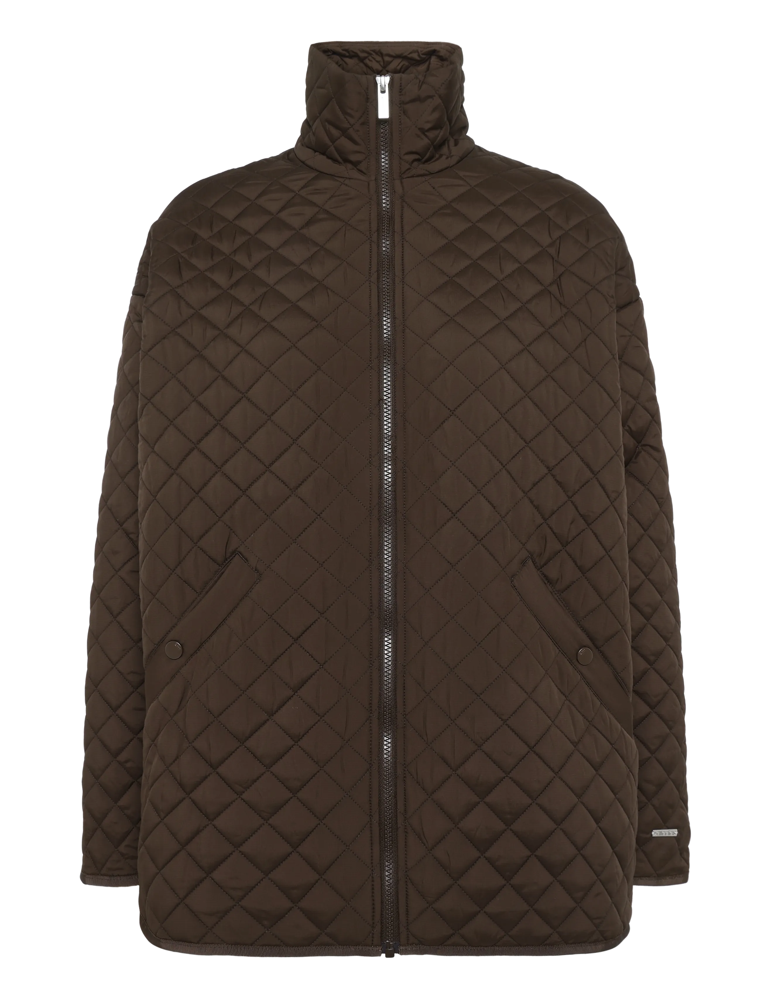 aim´n Oversized Quilted Jacket - aim'n - CHOCOLATE / brown