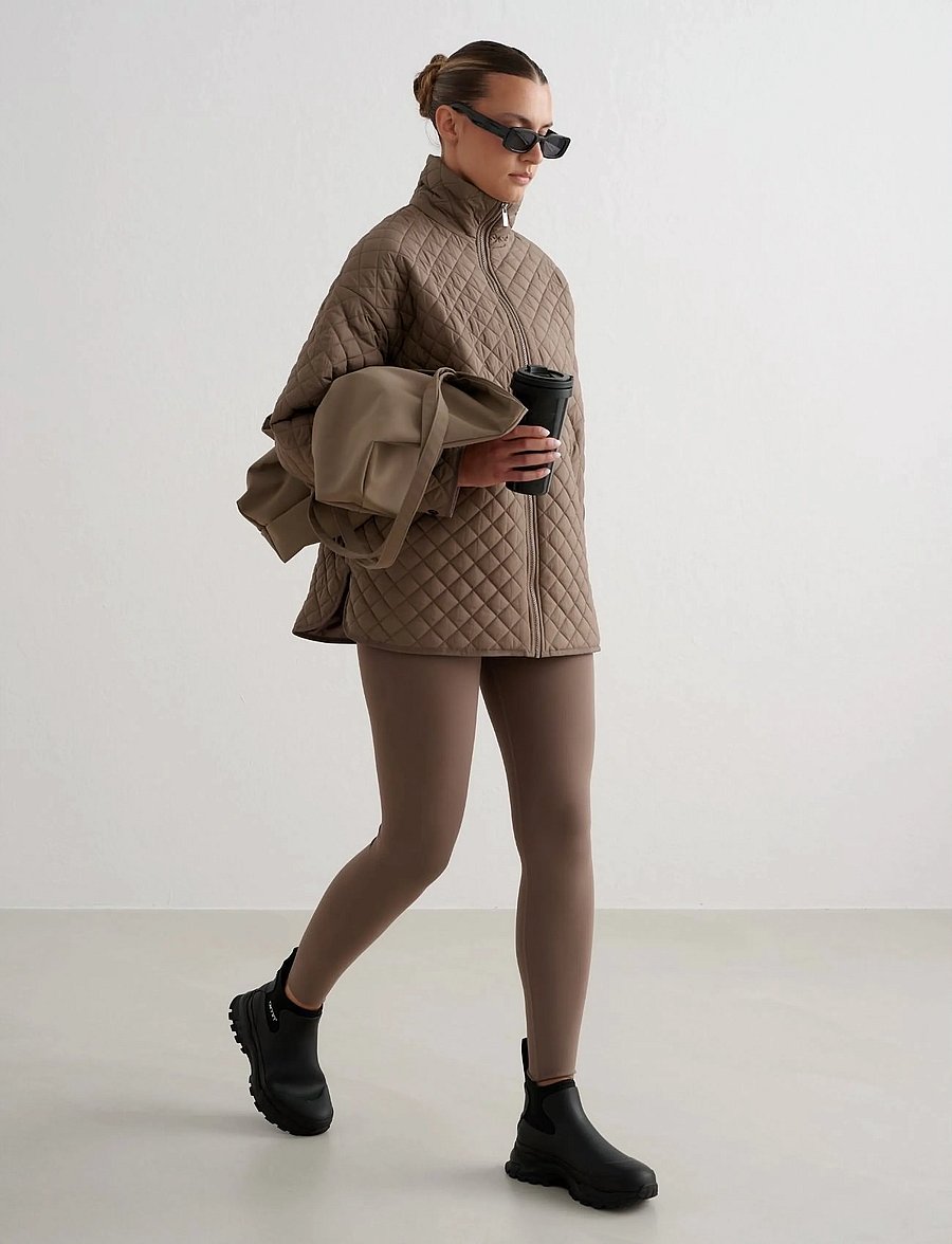 aim´n - Oversized Quilted Jacket - casual jakker - nougat - 3