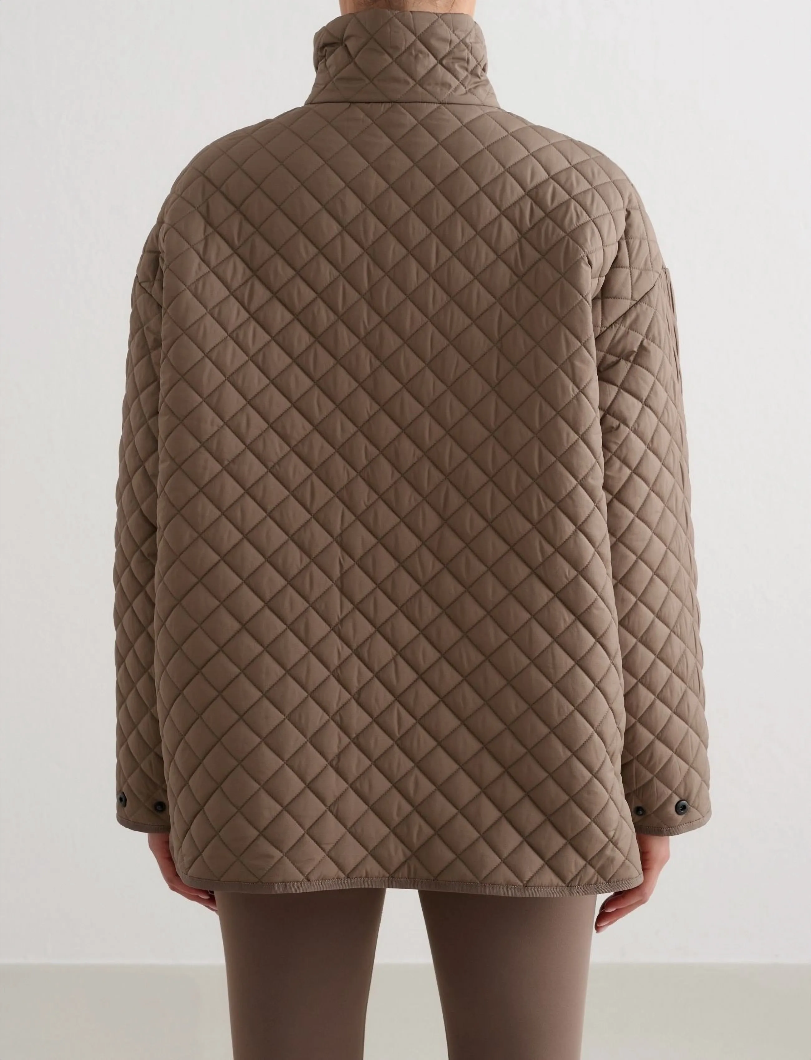 aim´n - Oversized Quilted Jacket - casual jakker - nougat - 5