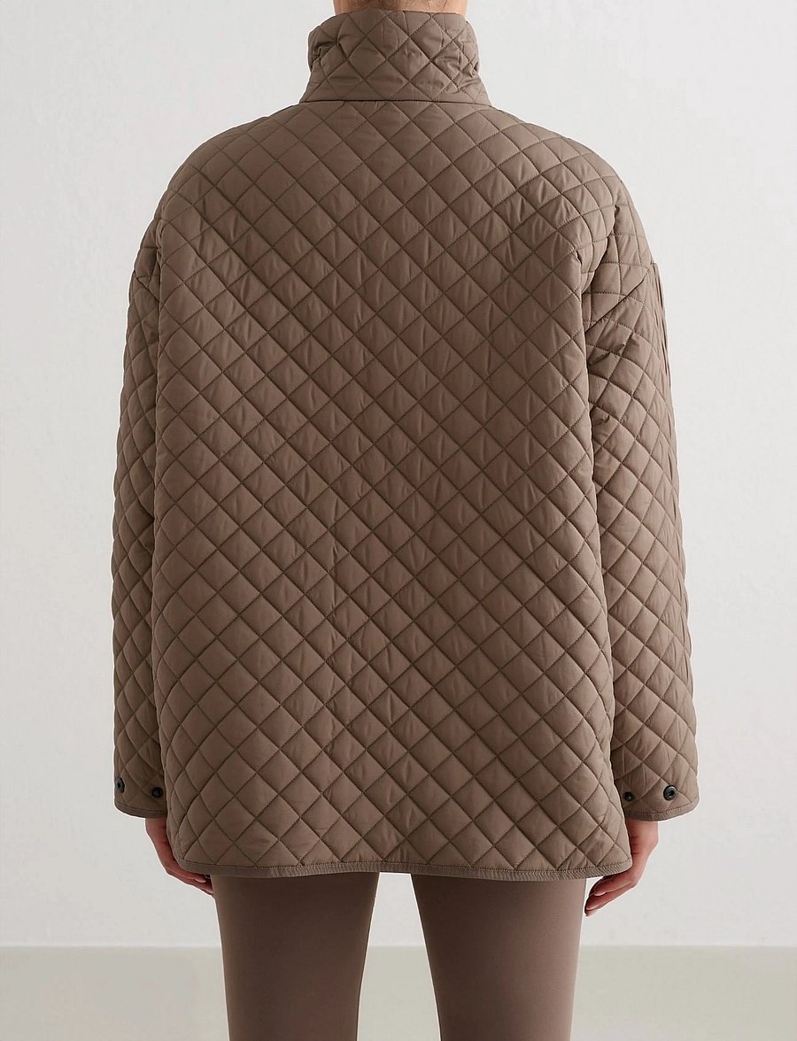 aim´n - Oversized Quilted Jacket - casual jakker - nougat - 5
