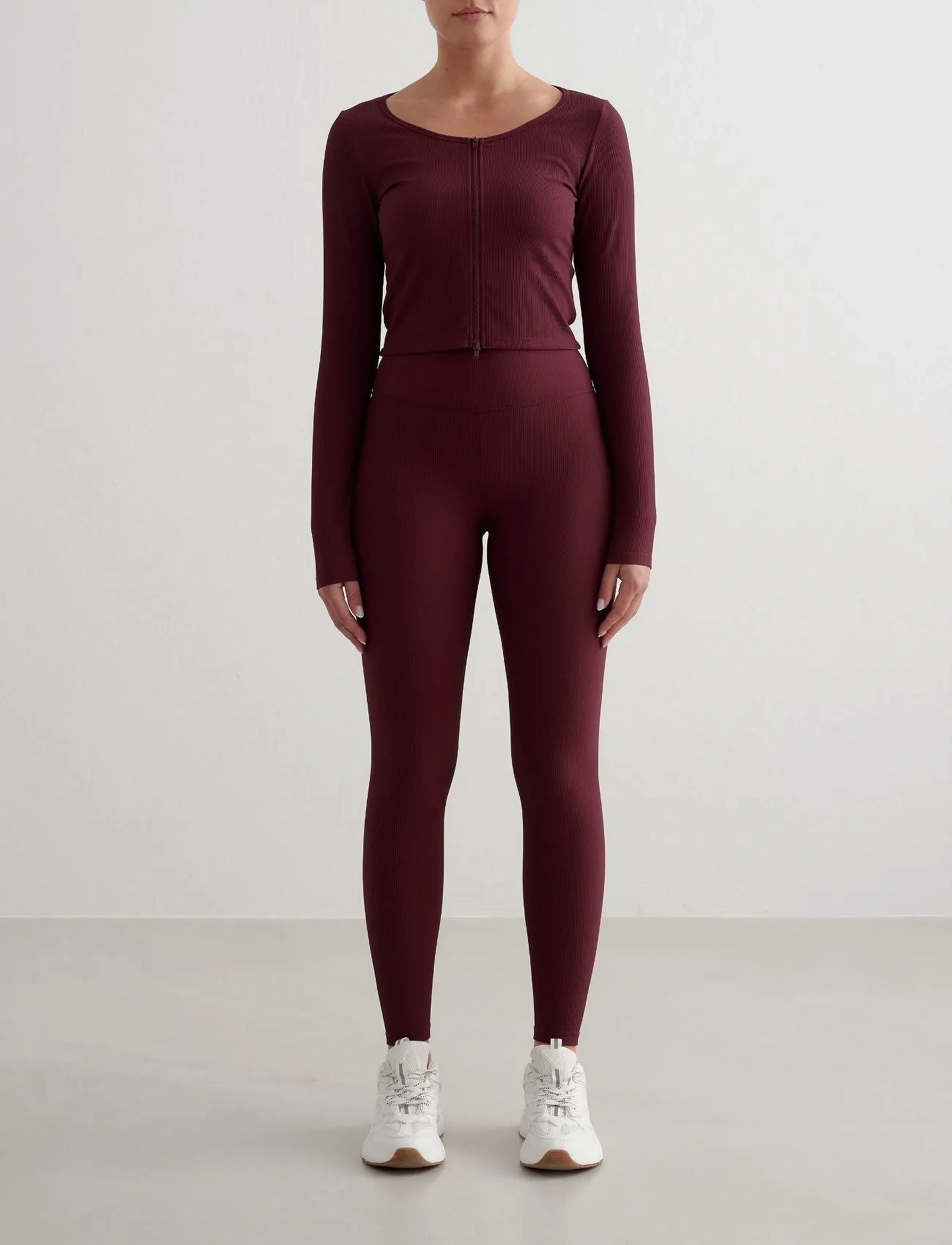 Ribbed Performance Zipped Cardigan 3