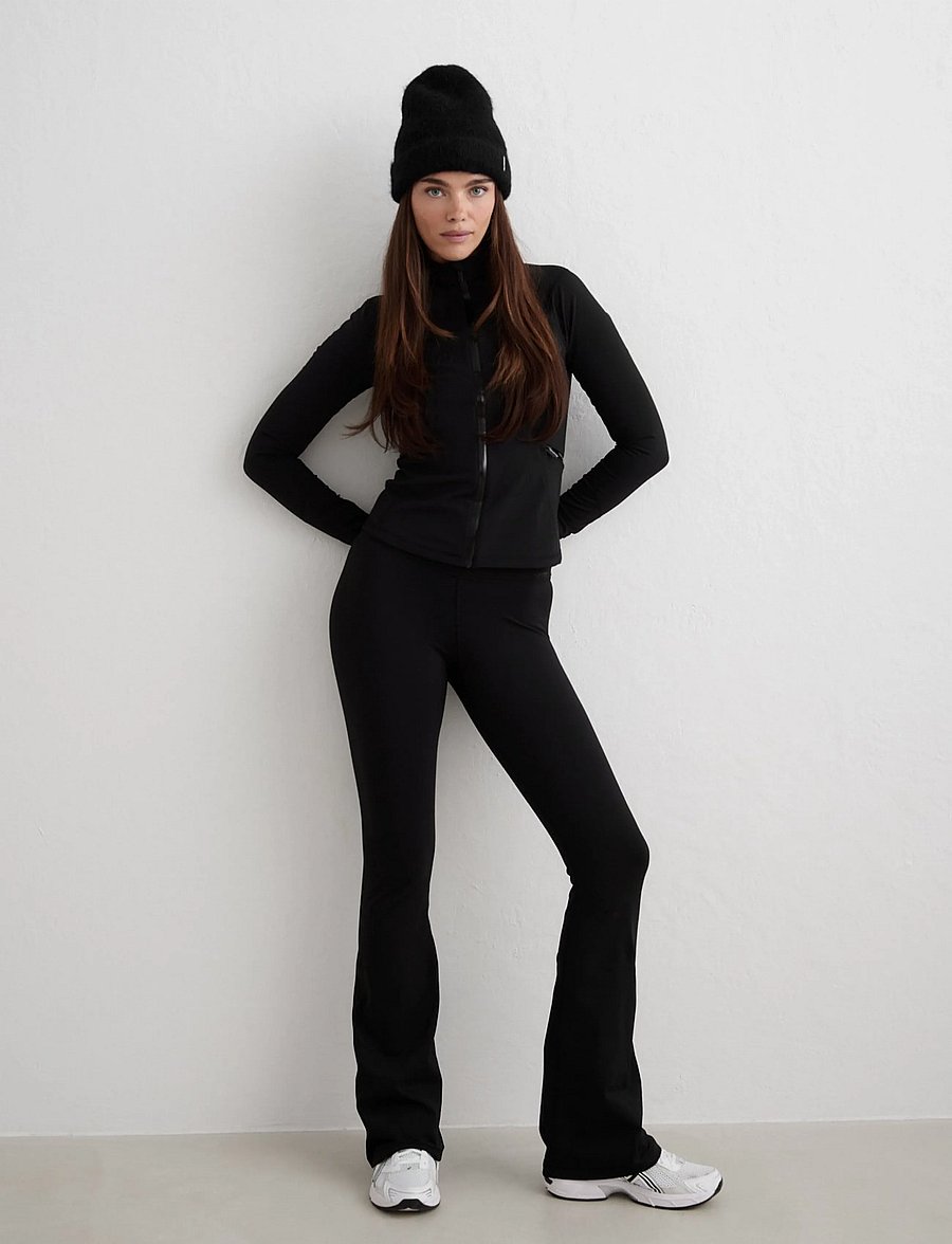aim´n - Warming Flare Tights - täispikkus - black - 0