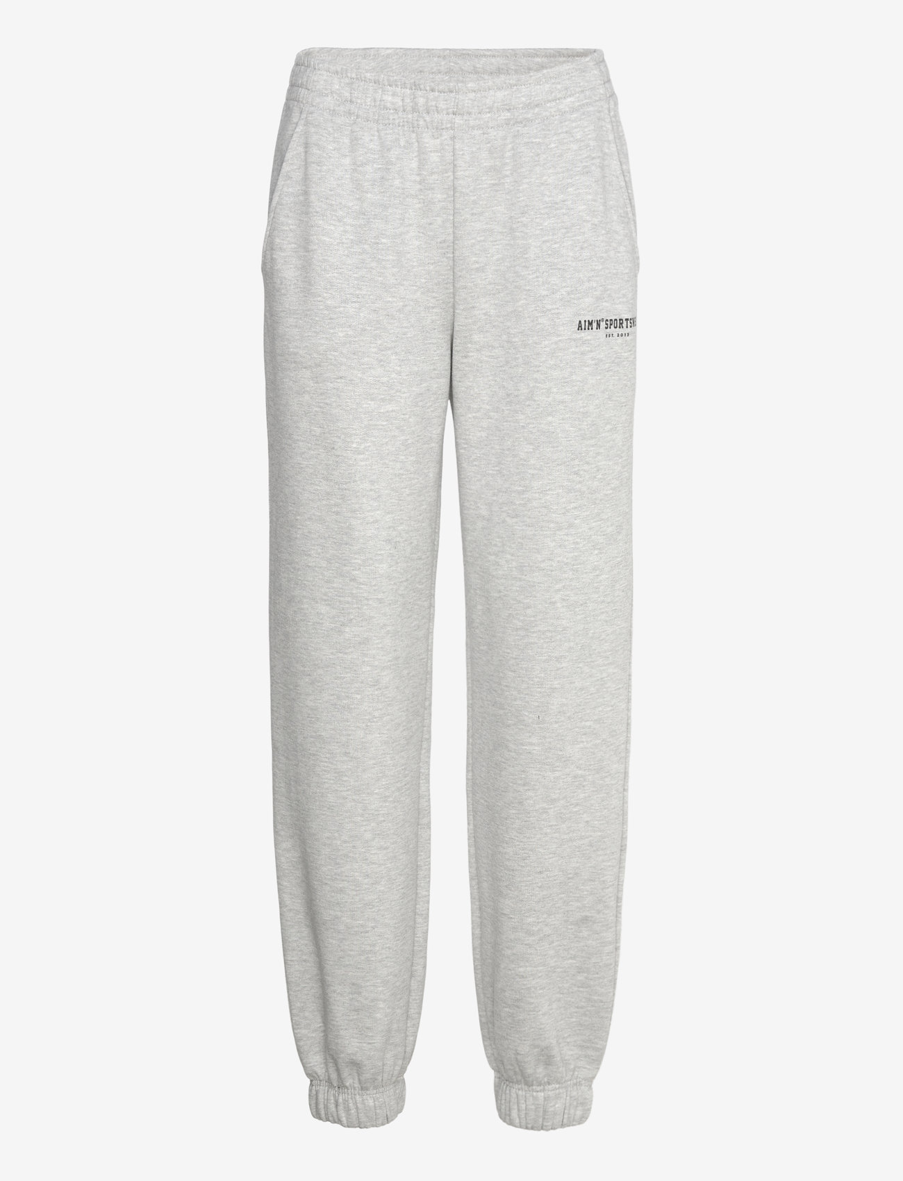 aim´n - Varsity Classic Sweatpants - treeningpüksid - grey melange - 0