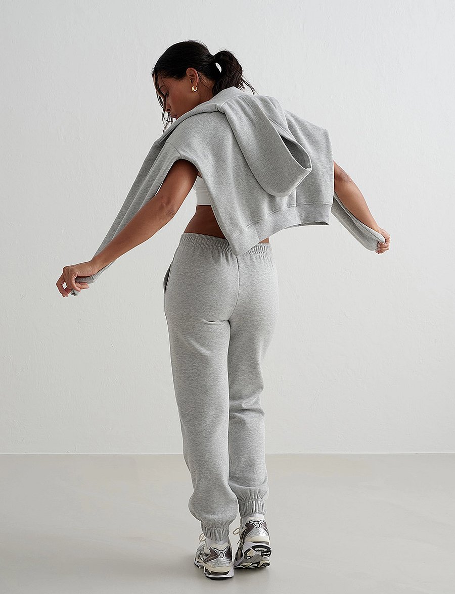aim´n - Varsity Classic Sweatpants - joggingbukser - grey melange - 3