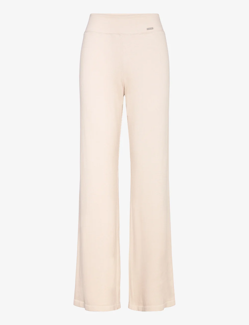 aim´n - Ribbed Wool Wide Pants - treeningpüksid - cafe au lait - 1
