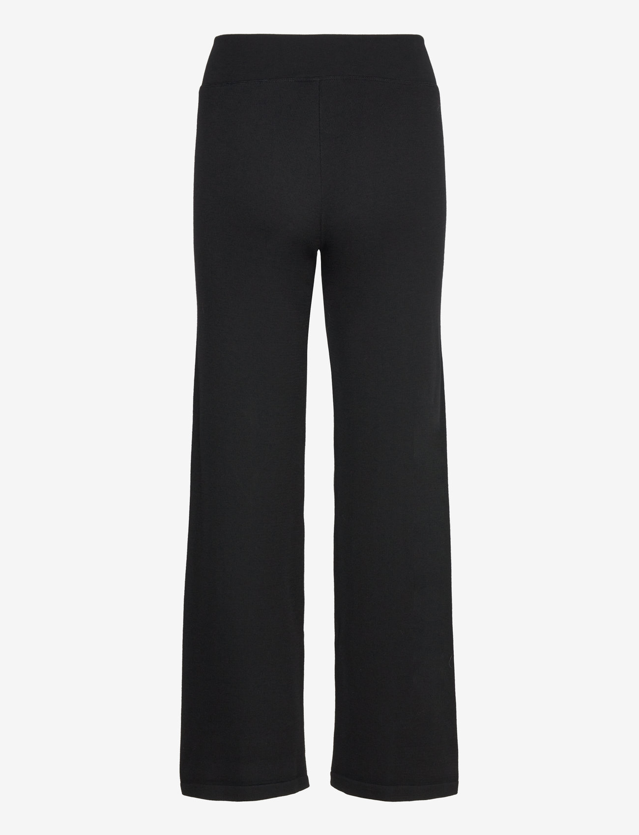 aim´n - Ribbed Wool Petite Wide Pants - black - 1
